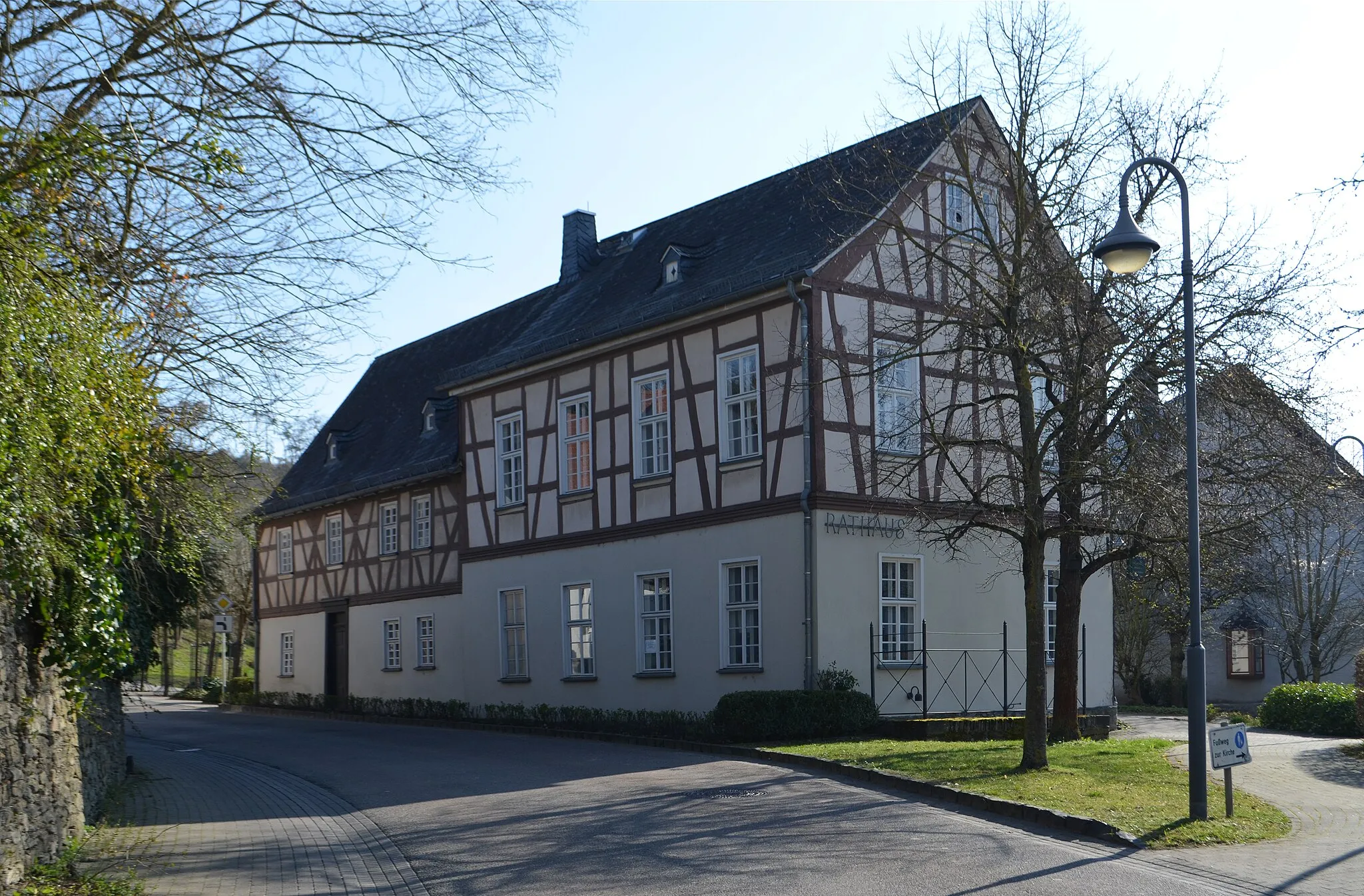 Photo showing: Hahnstätten, Kirchgasse 20 (Rathaus)