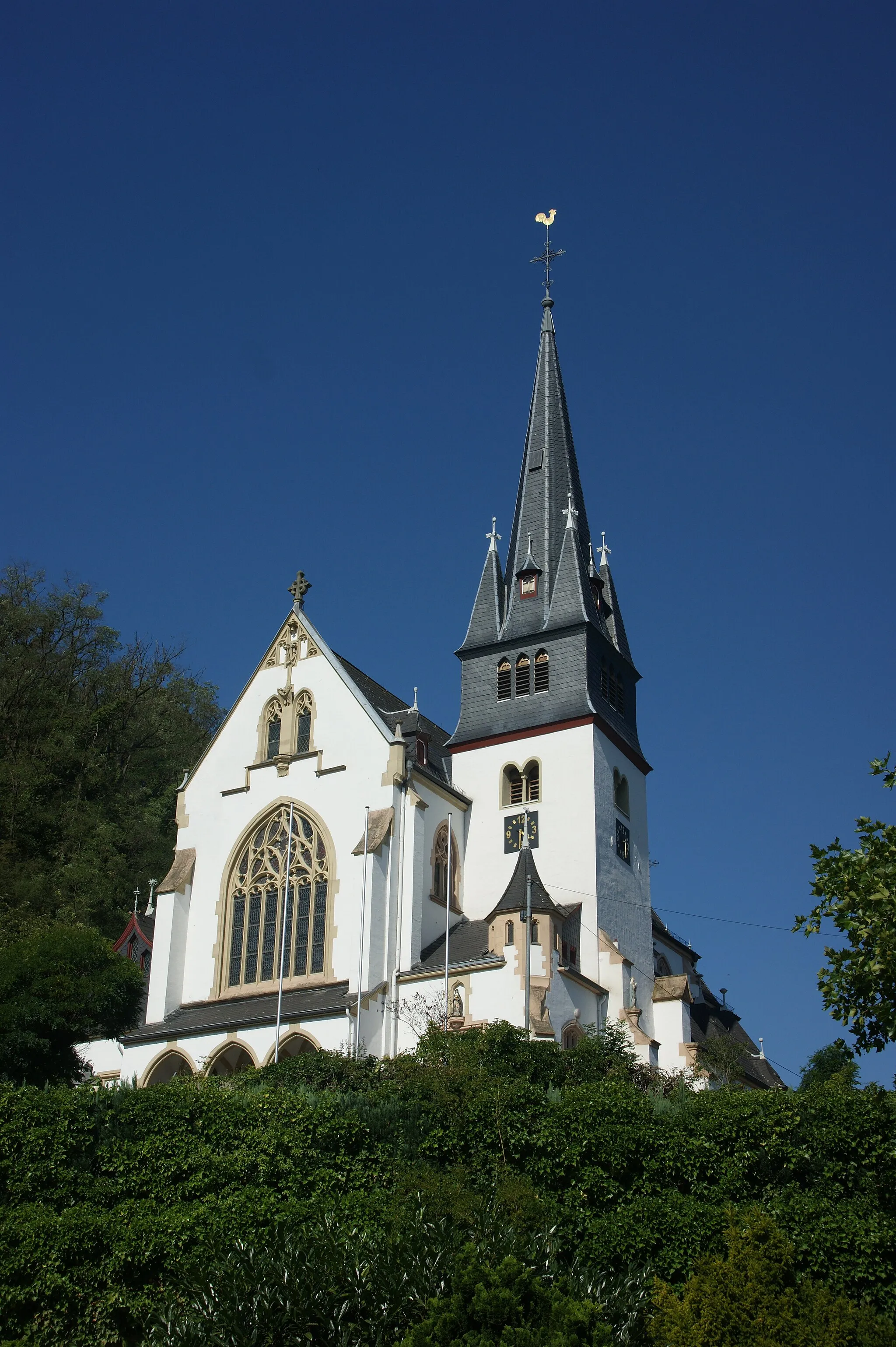 Photo showing: Church Sankt Walburgis in Leubsdorf