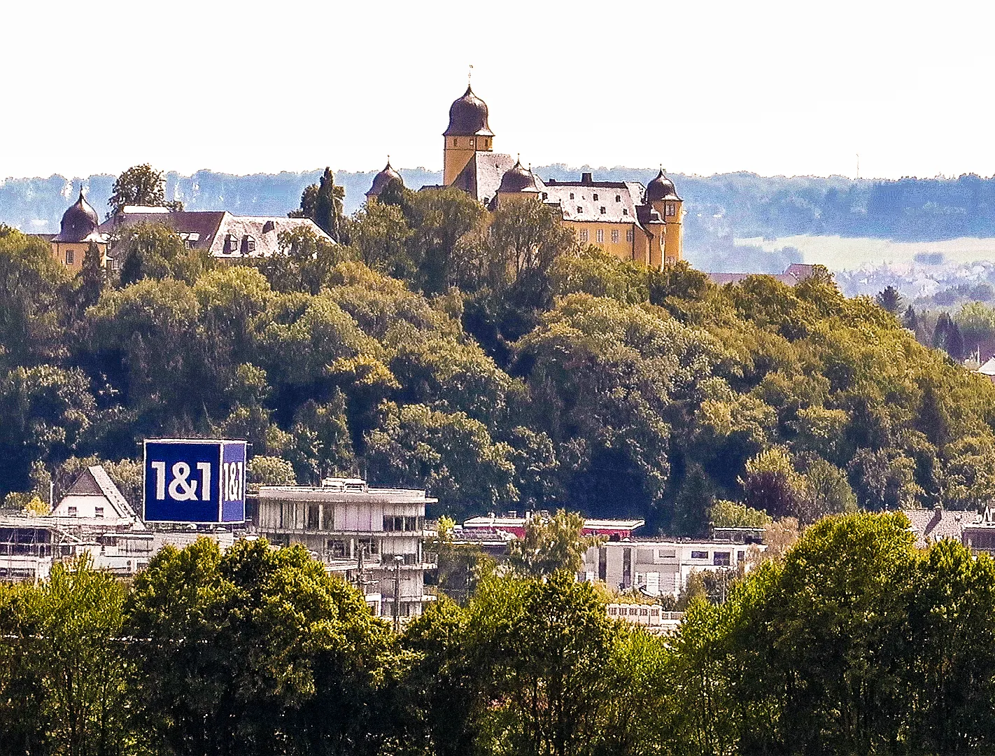 Photo showing: Mons Tabor mit barockem Schloss. Wahrzeichen und Namensgeber der Stadt Montabaur.