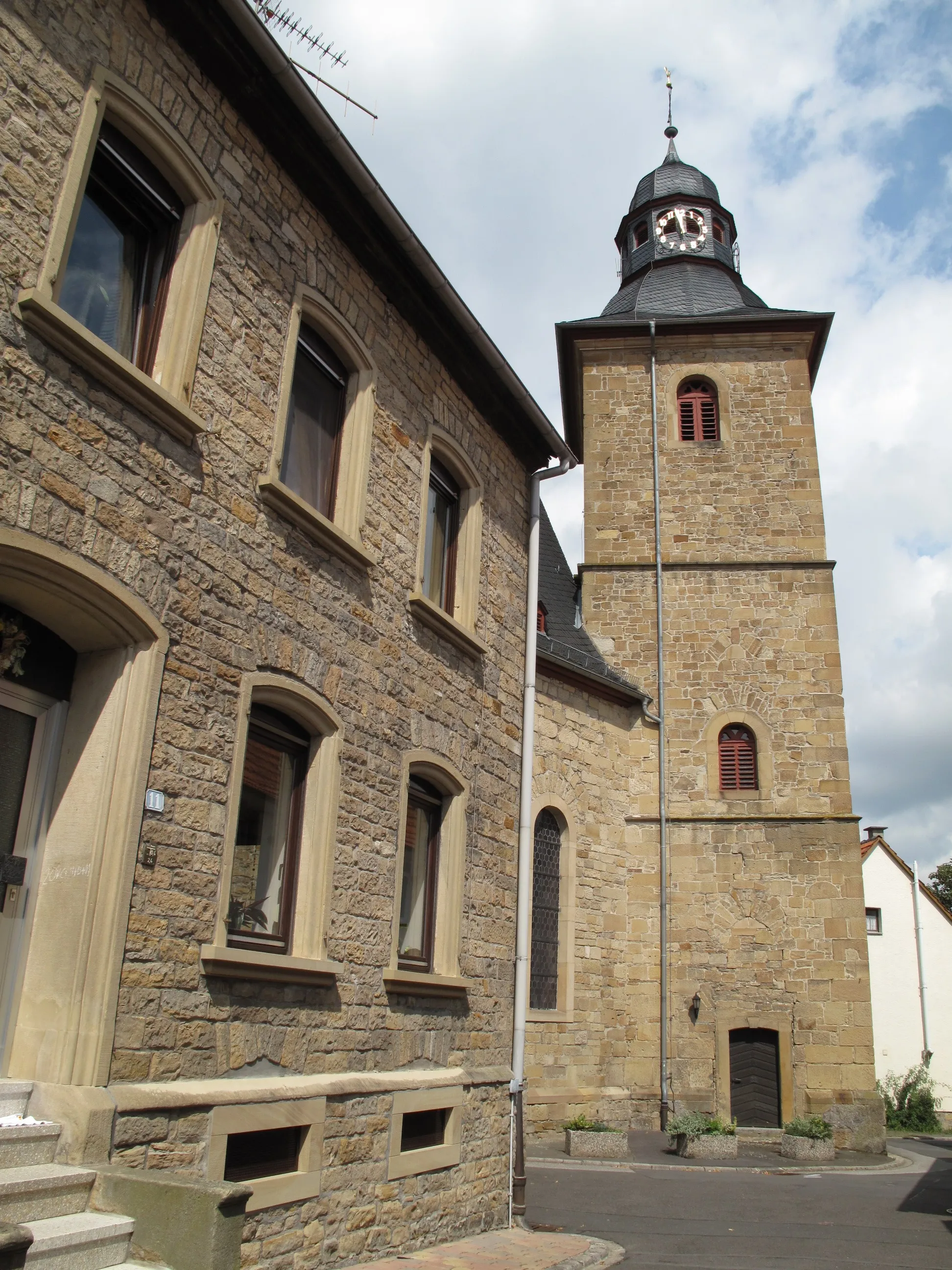 Photo showing: Odernheim am Glen, church