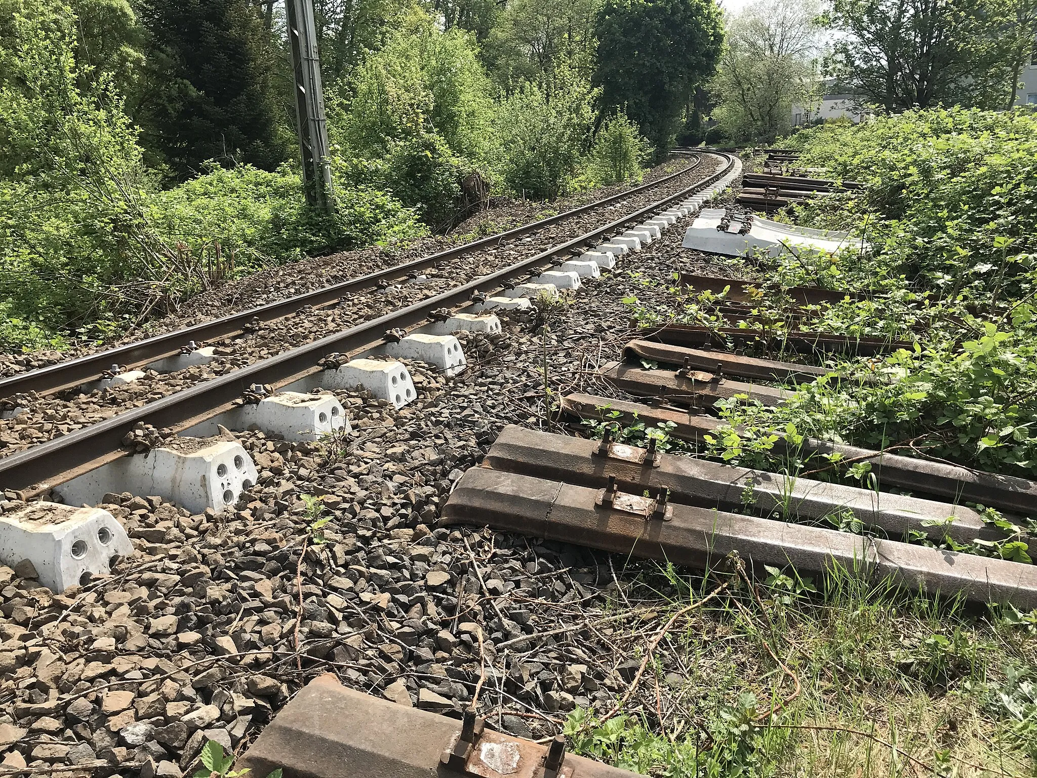 Photo showing: Sanierung der Bahnstrecke 3032 nähe Puderbach, Strecken-km. 42,9