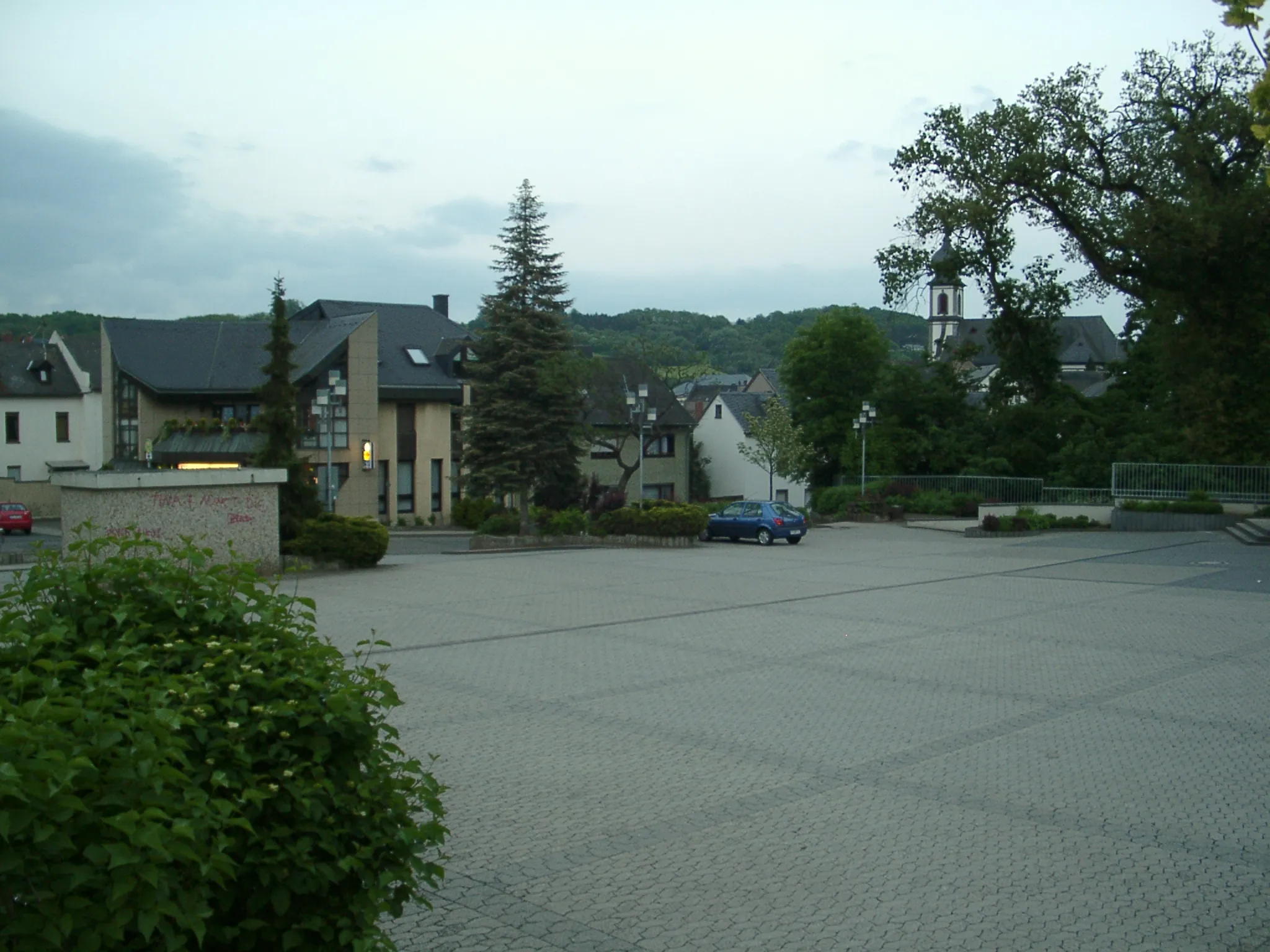 Photo showing: Dorfplatz Saffig