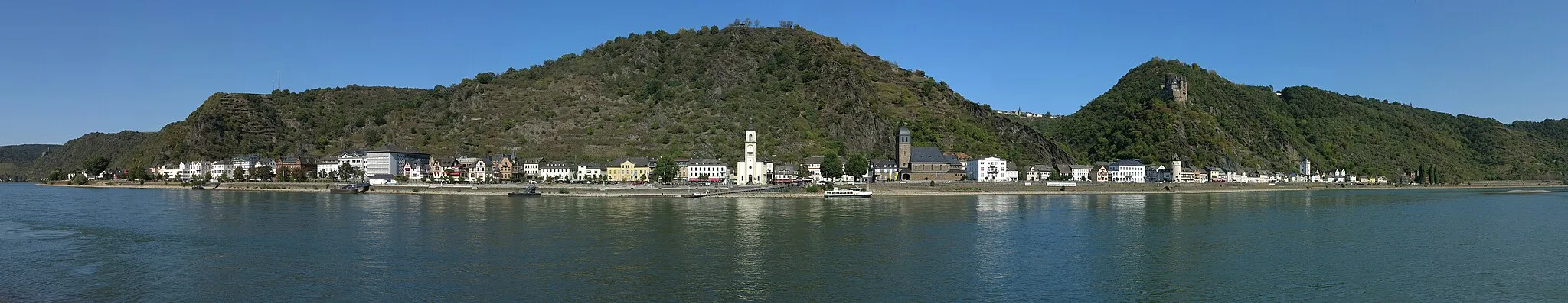 Photo showing: Sankt Gorshausen, seen from Sankt Goar