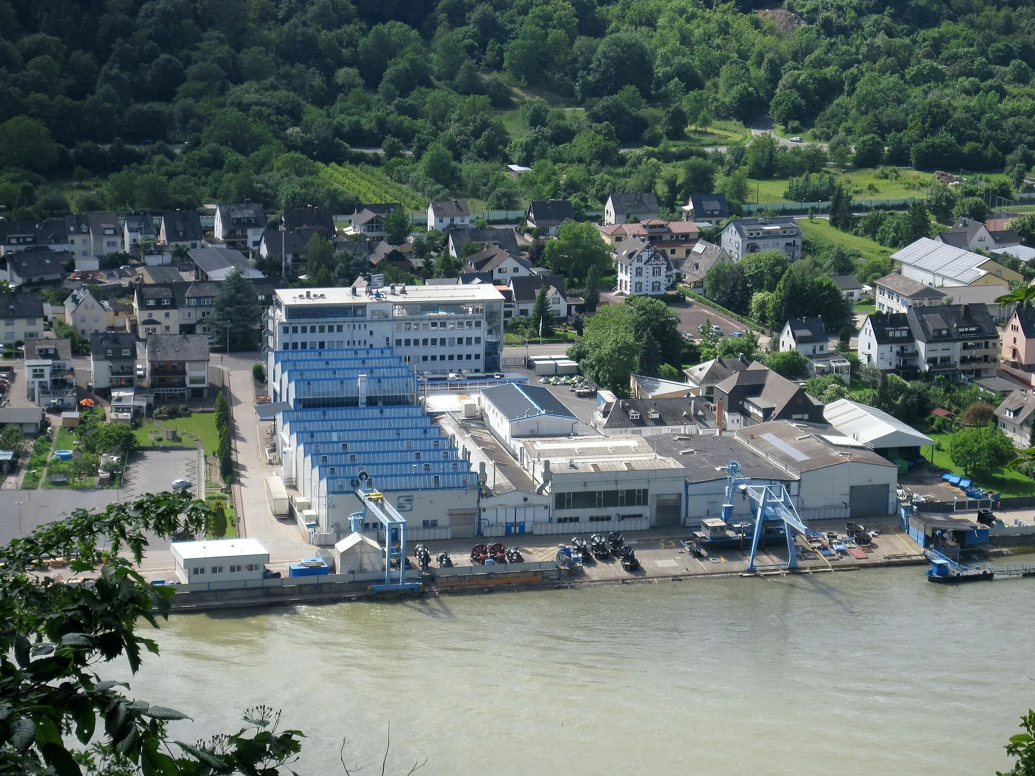 Photo showing: Schottel (Shipyard), Rhineland-Palatinate, Germany