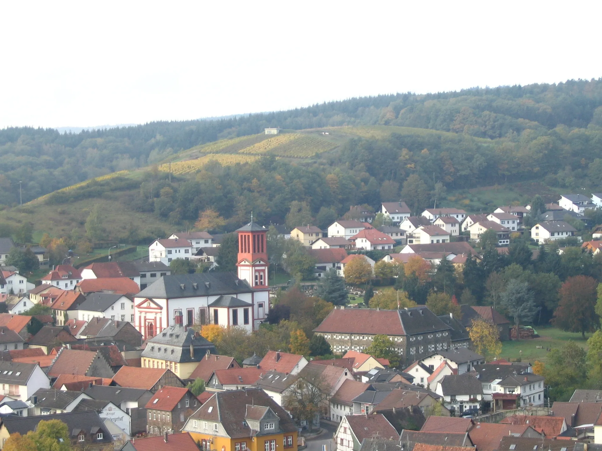 Photo showing: Wallhausen Dorfmitte