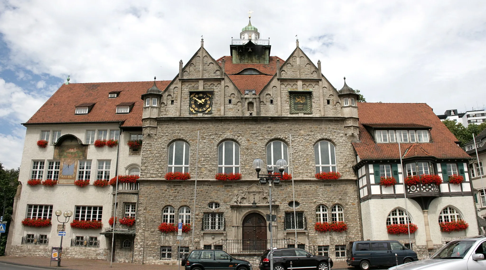 Photo showing: Altes Rathaus am Konrad-Adenauer-Platz in Bergisch Gladbach