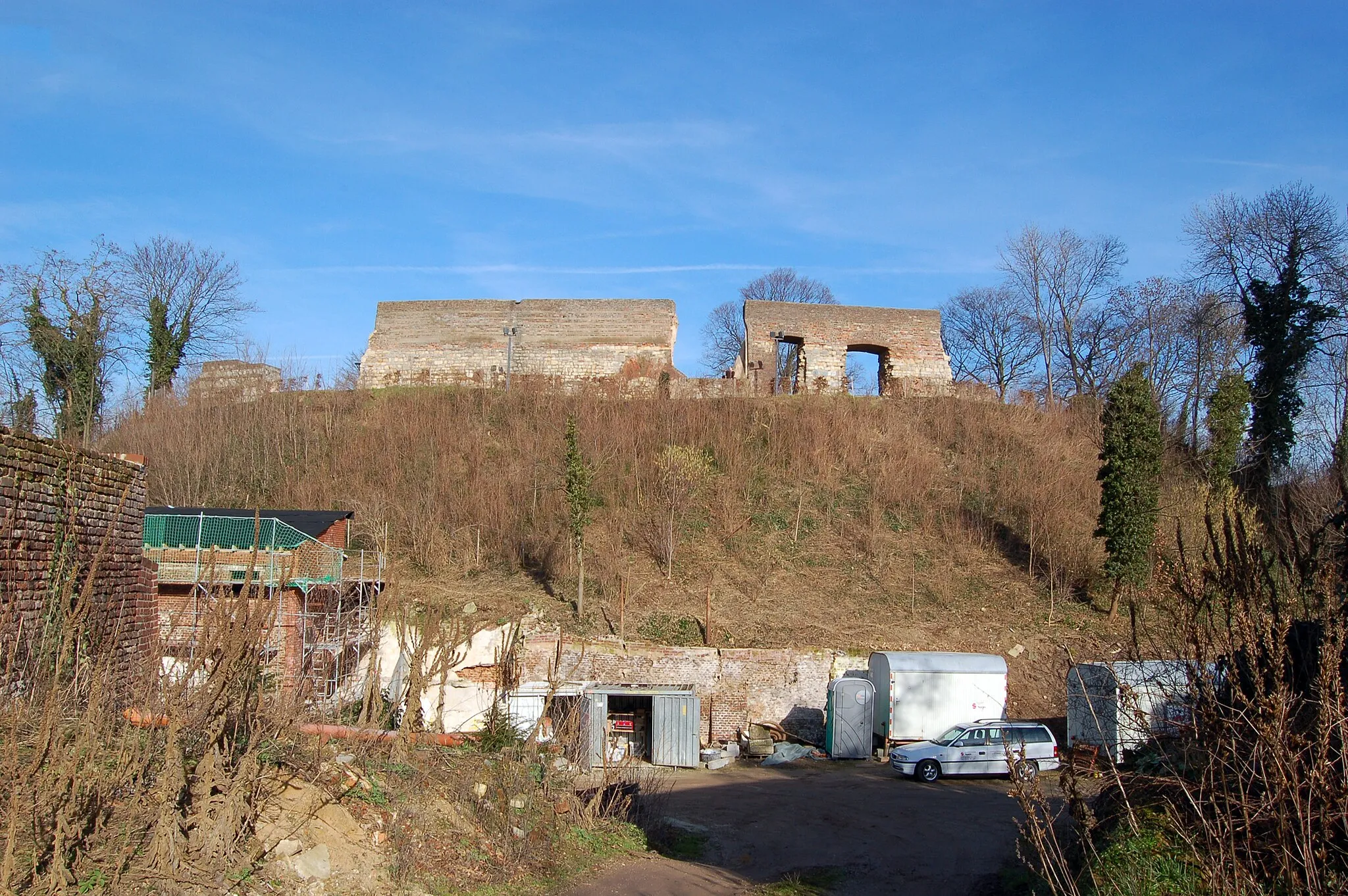 Photo showing: Burgberg in Heinsberg, Rhineland, seen from the Kirchberg