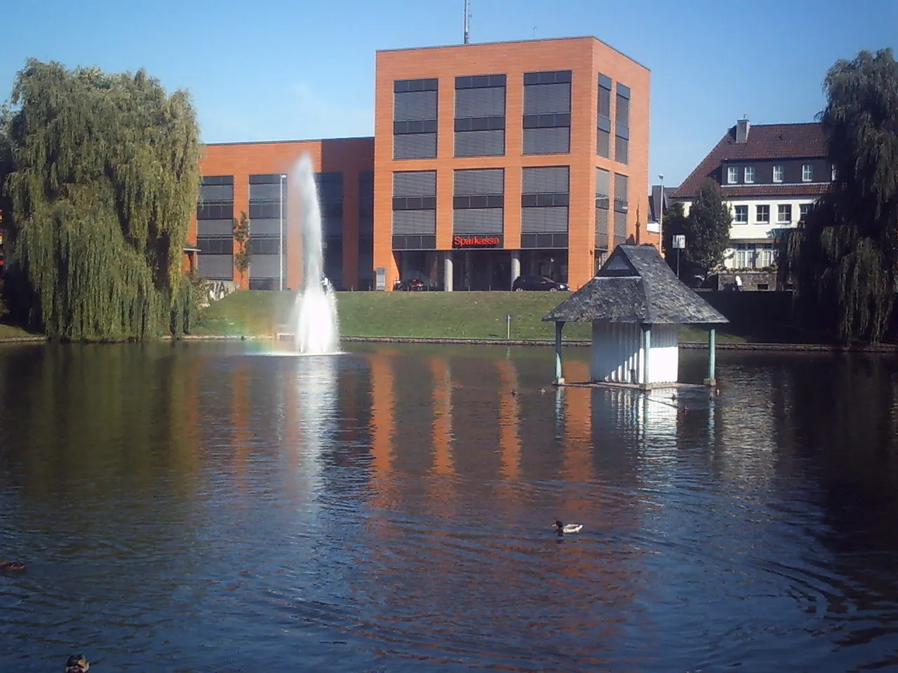 Photo showing: Der Schwanenteich in Jülich, NRW