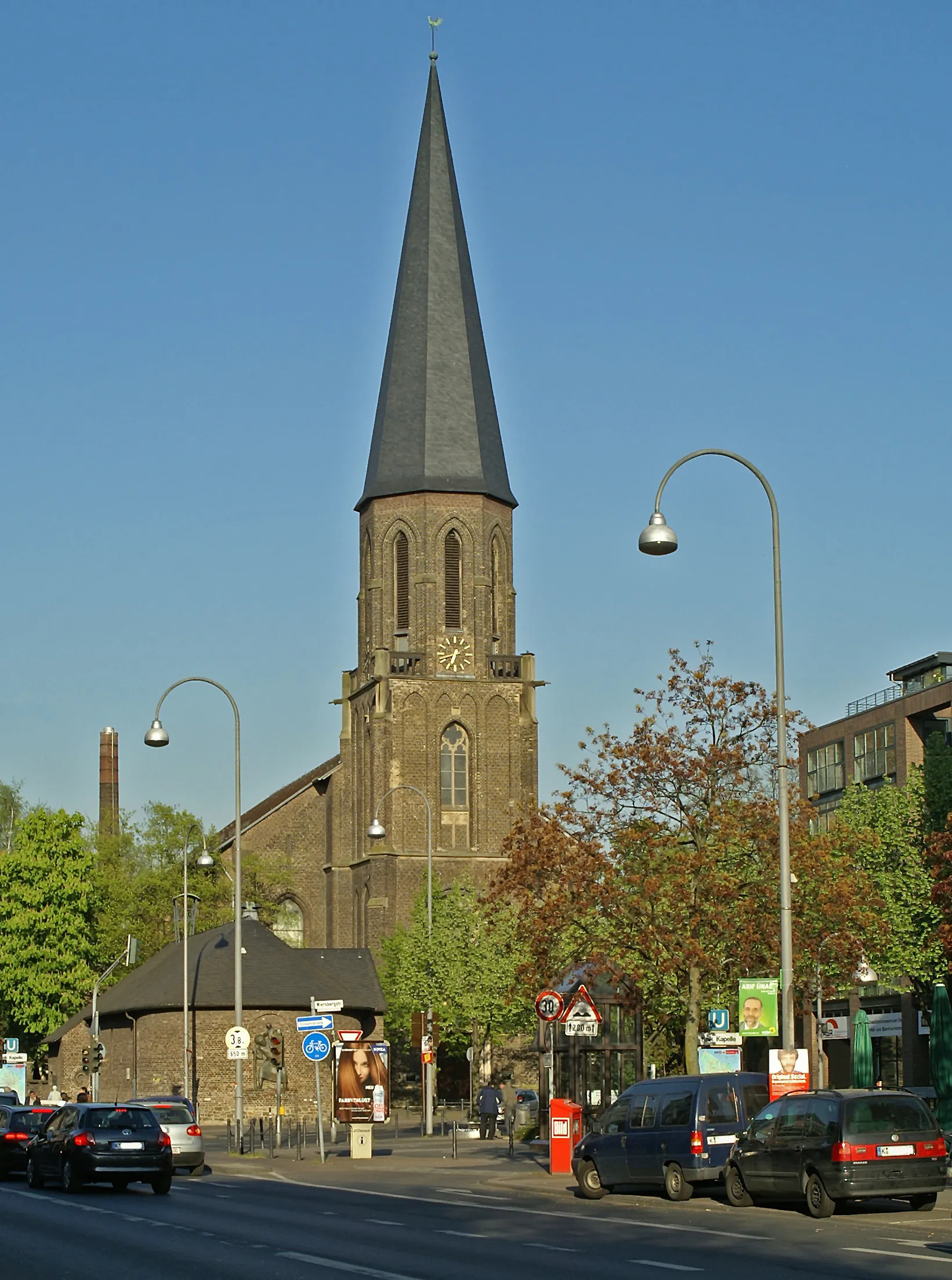 Photo showing: Köln-Kalk - St. Marien und Kapelle, Kalker Hauptstraße/Kapellenstraße