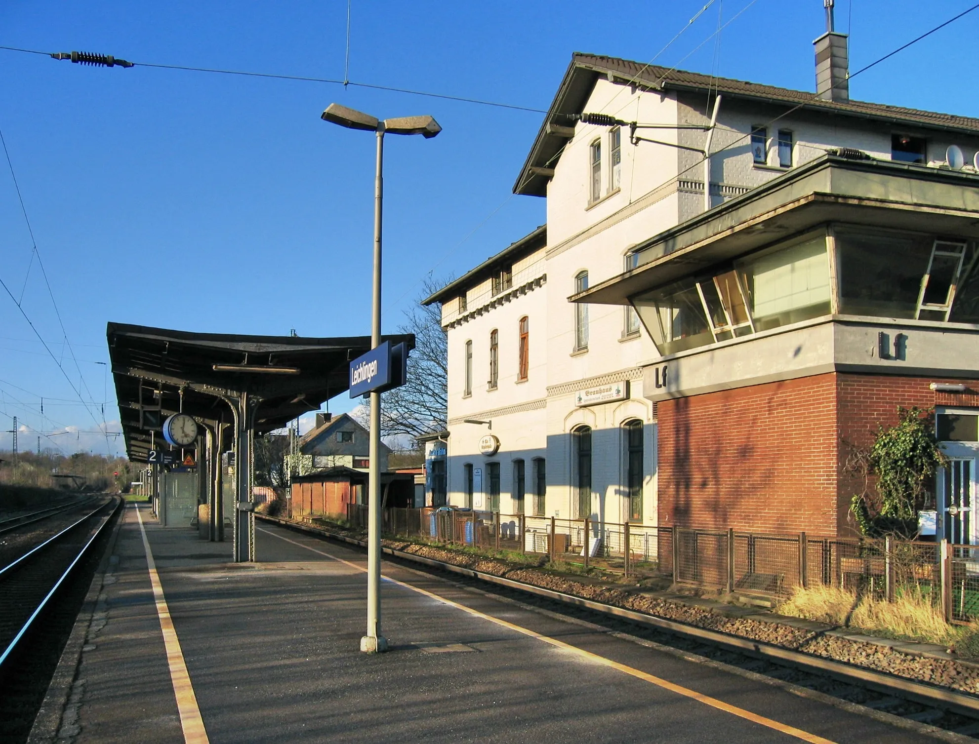 Photo showing: Leichlingen train station, NRW, Germany