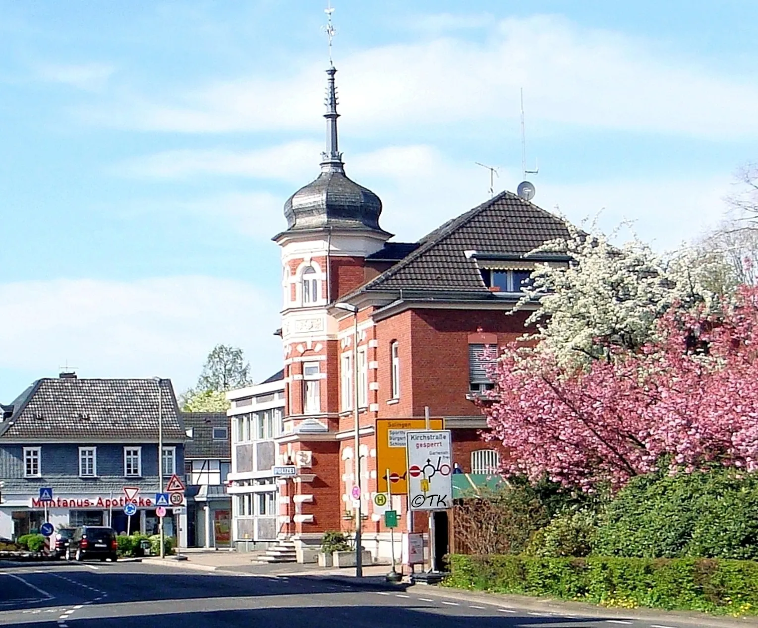 Photo showing: Das alte Rathaus in Leichlingen war zuletzt die Polizeiwache der Stadt.