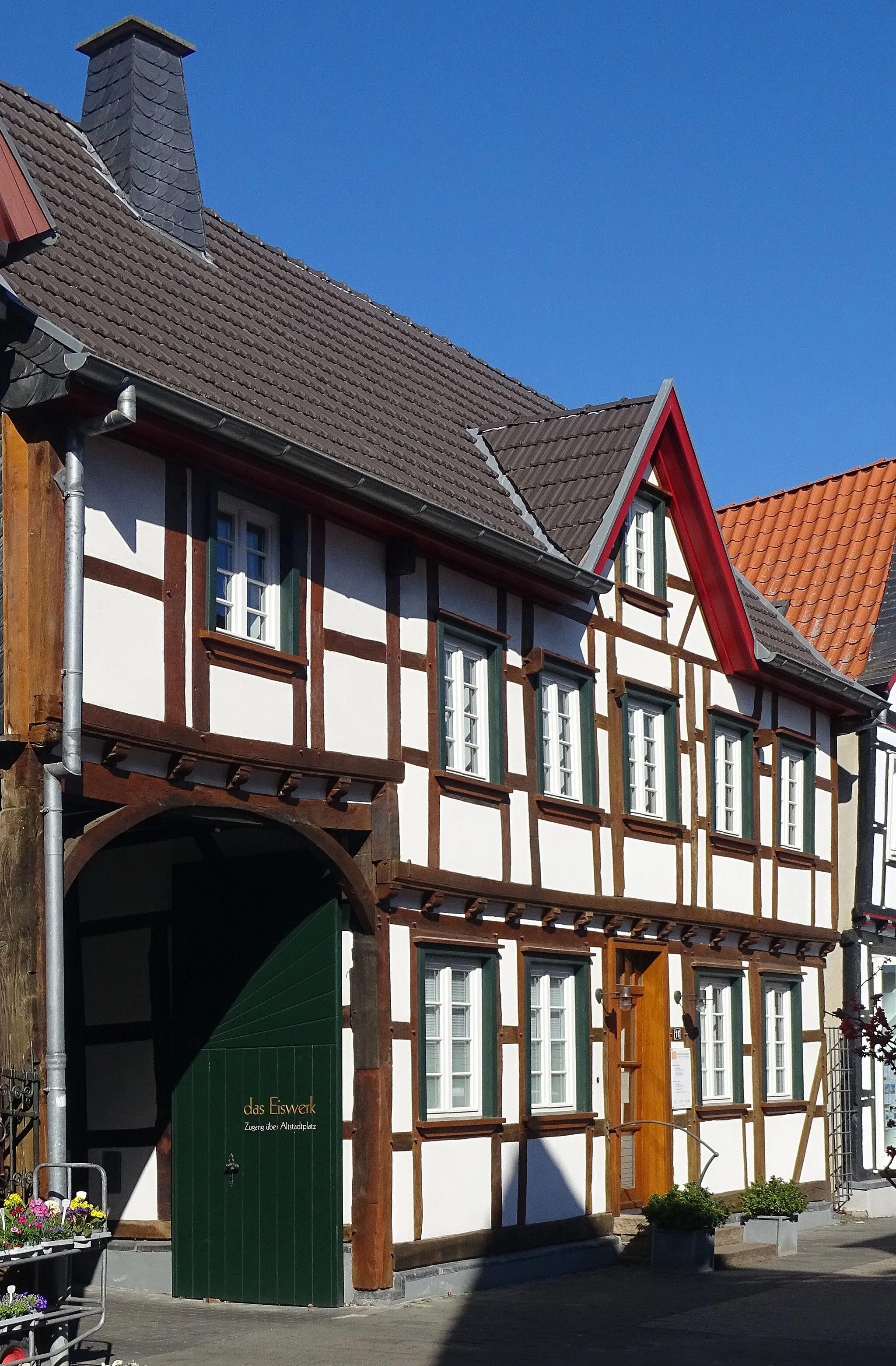 Photo showing: Half-timbered house in Rheinbach, Weiherstraße 10.