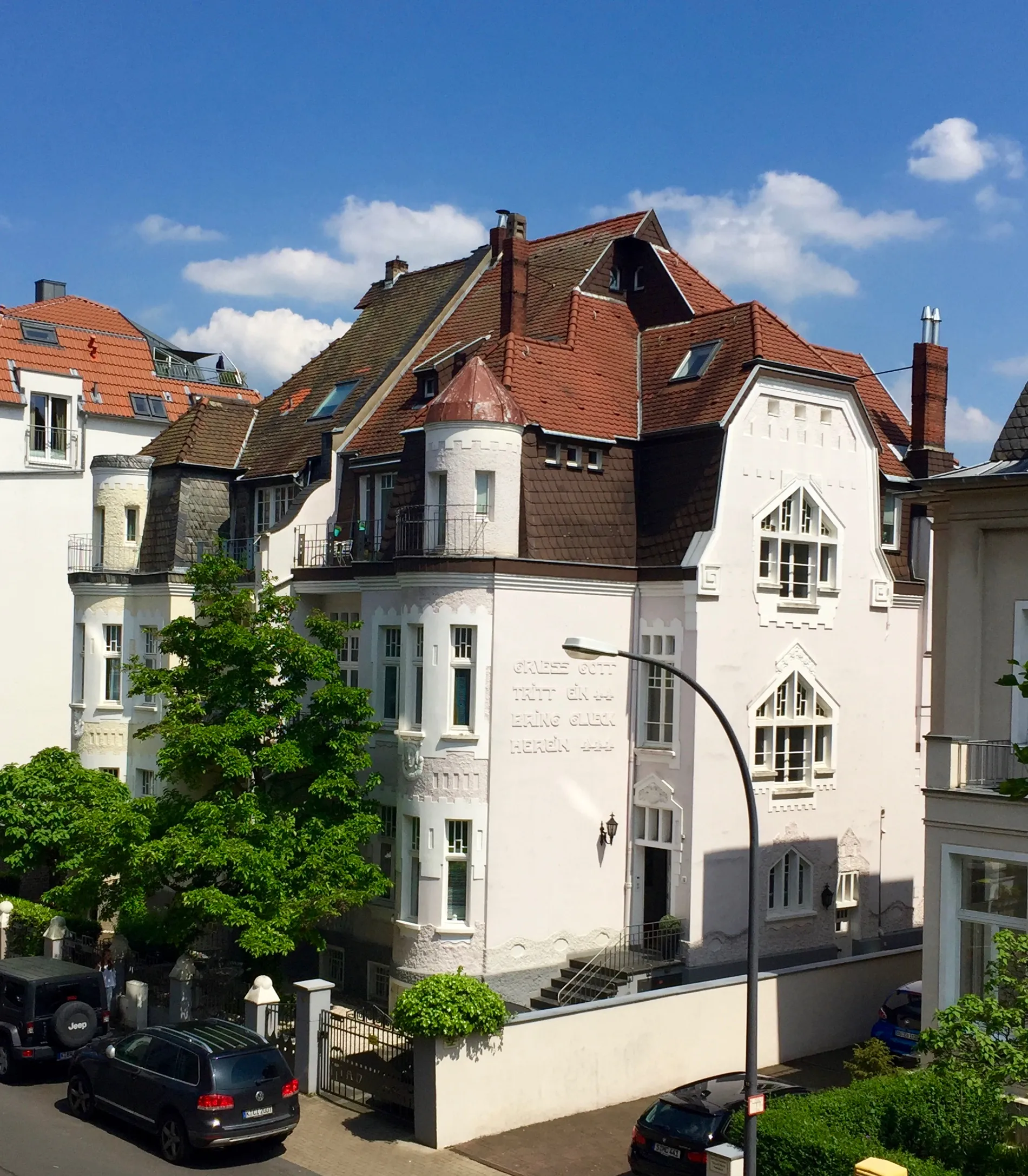 Photo showing: Köln-Riehl: Villa im Jugendstil an der Stammheimer Strasse 14 - 16, erbaut 1906