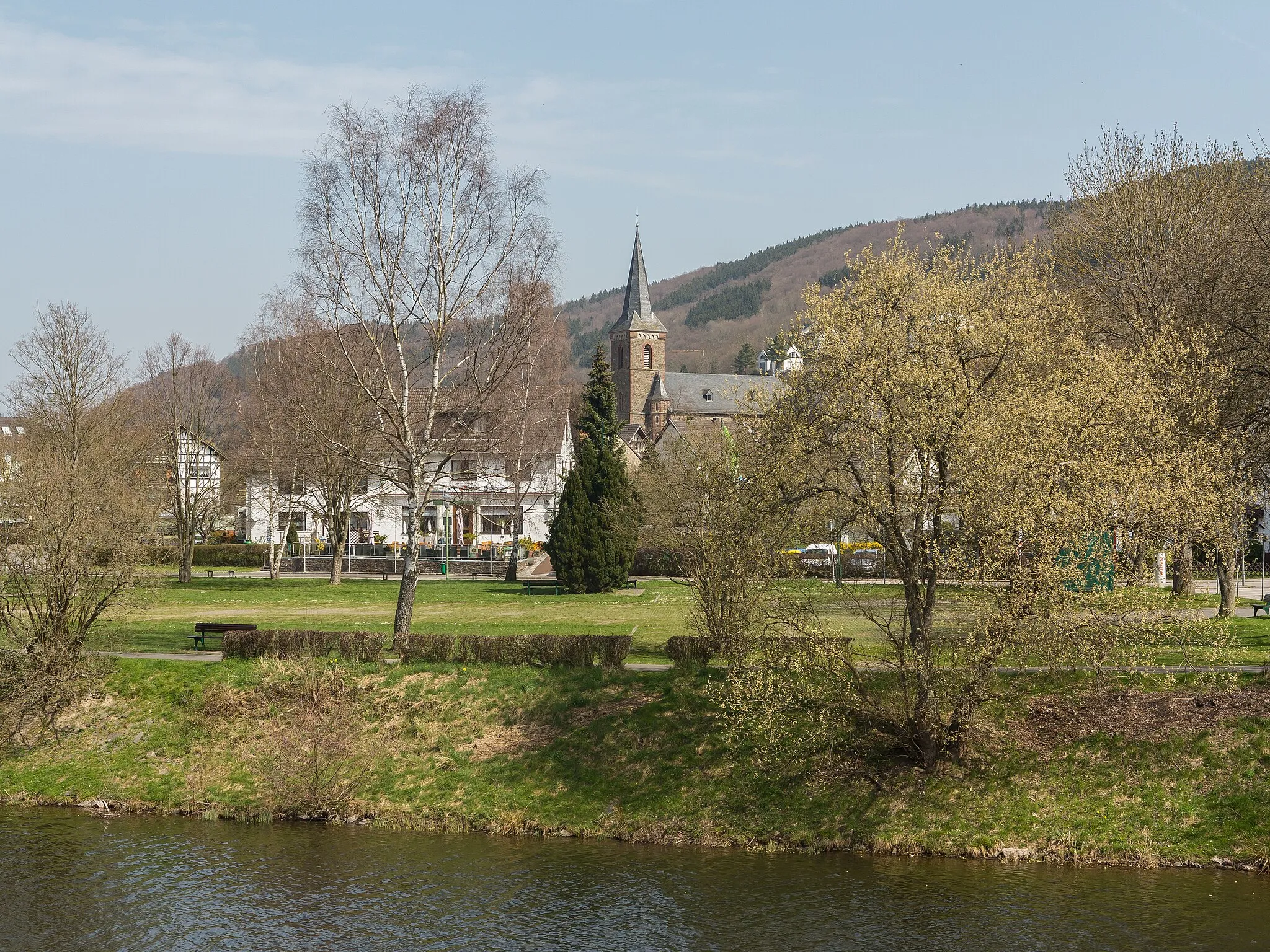 Photo showing: Einruhr: Church of St. Nicholas, in the village