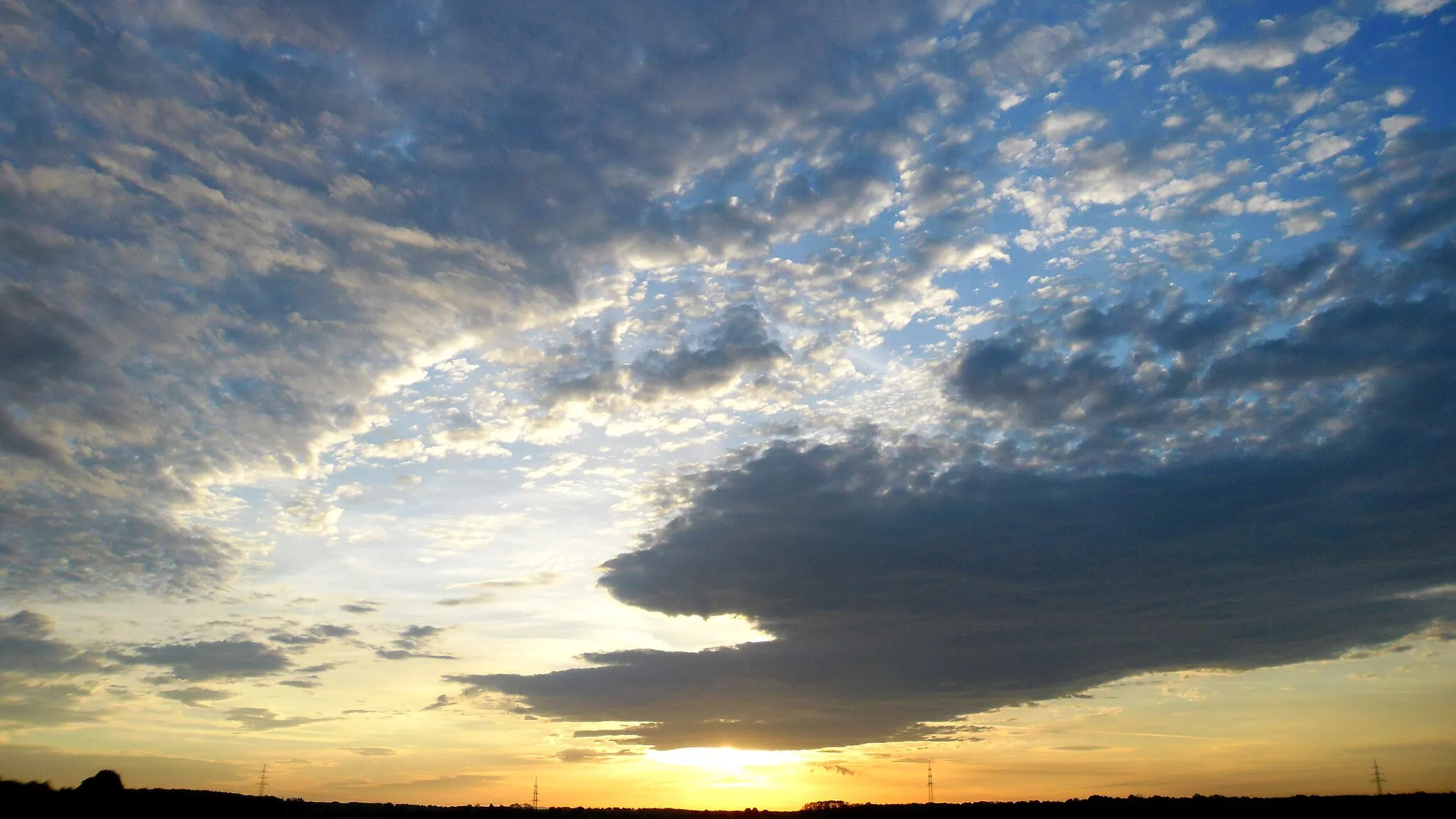 Photo showing: Bernese Mountain Dog in the Sky :)