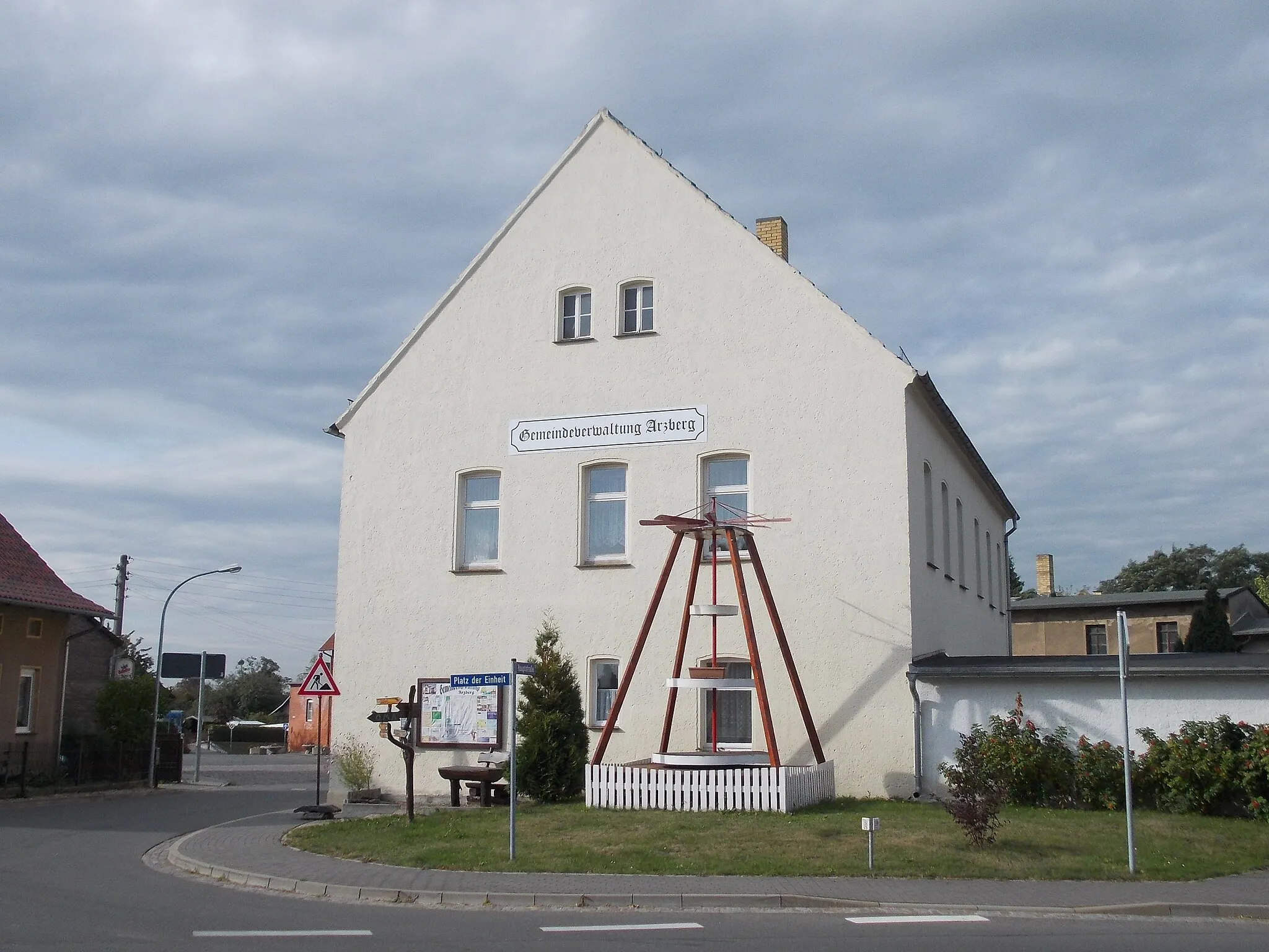 Photo showing: Municipal offices in Arzberg (Nordsachsen district, Saxony)