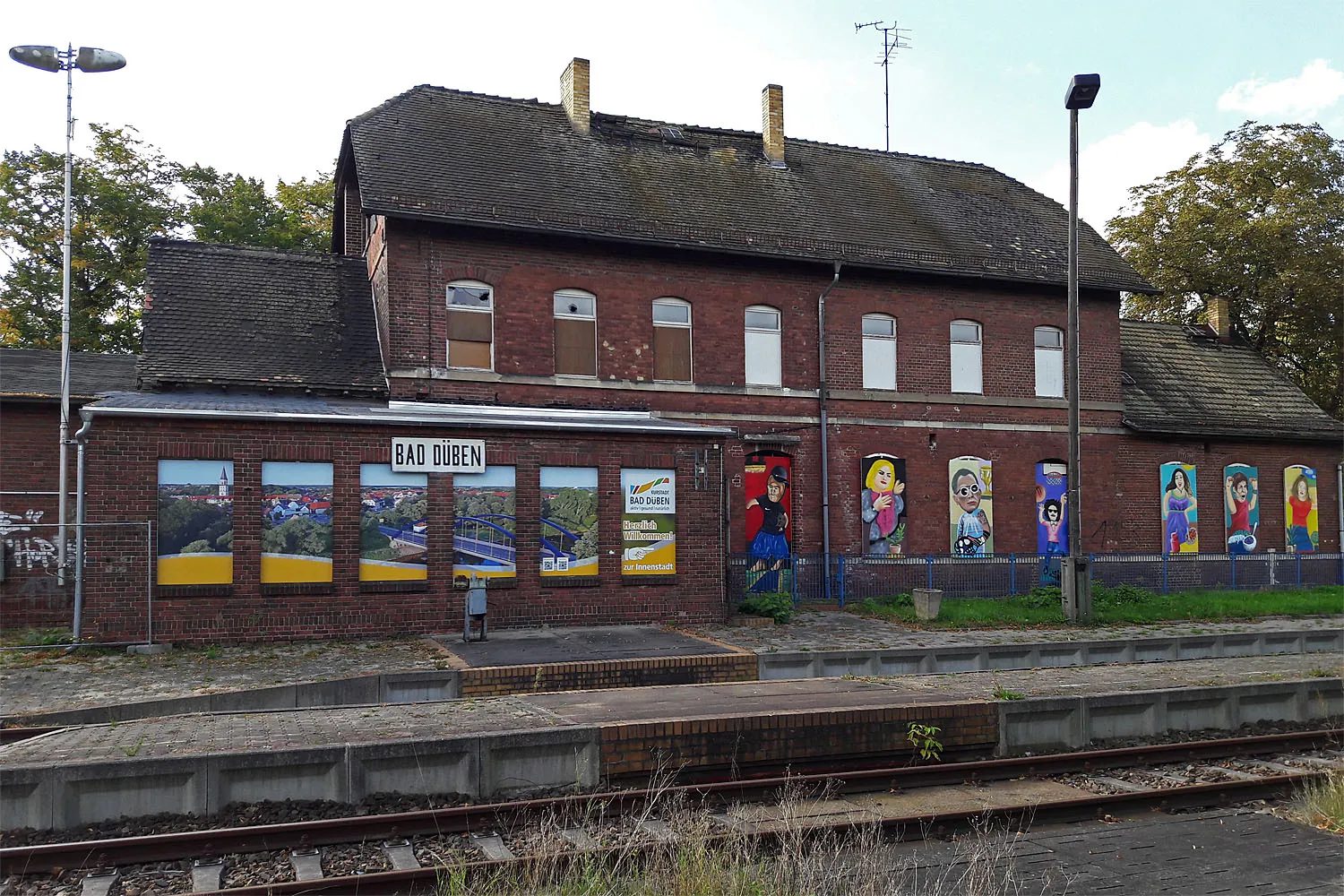 Photo showing: Bad Düben Bahnhof