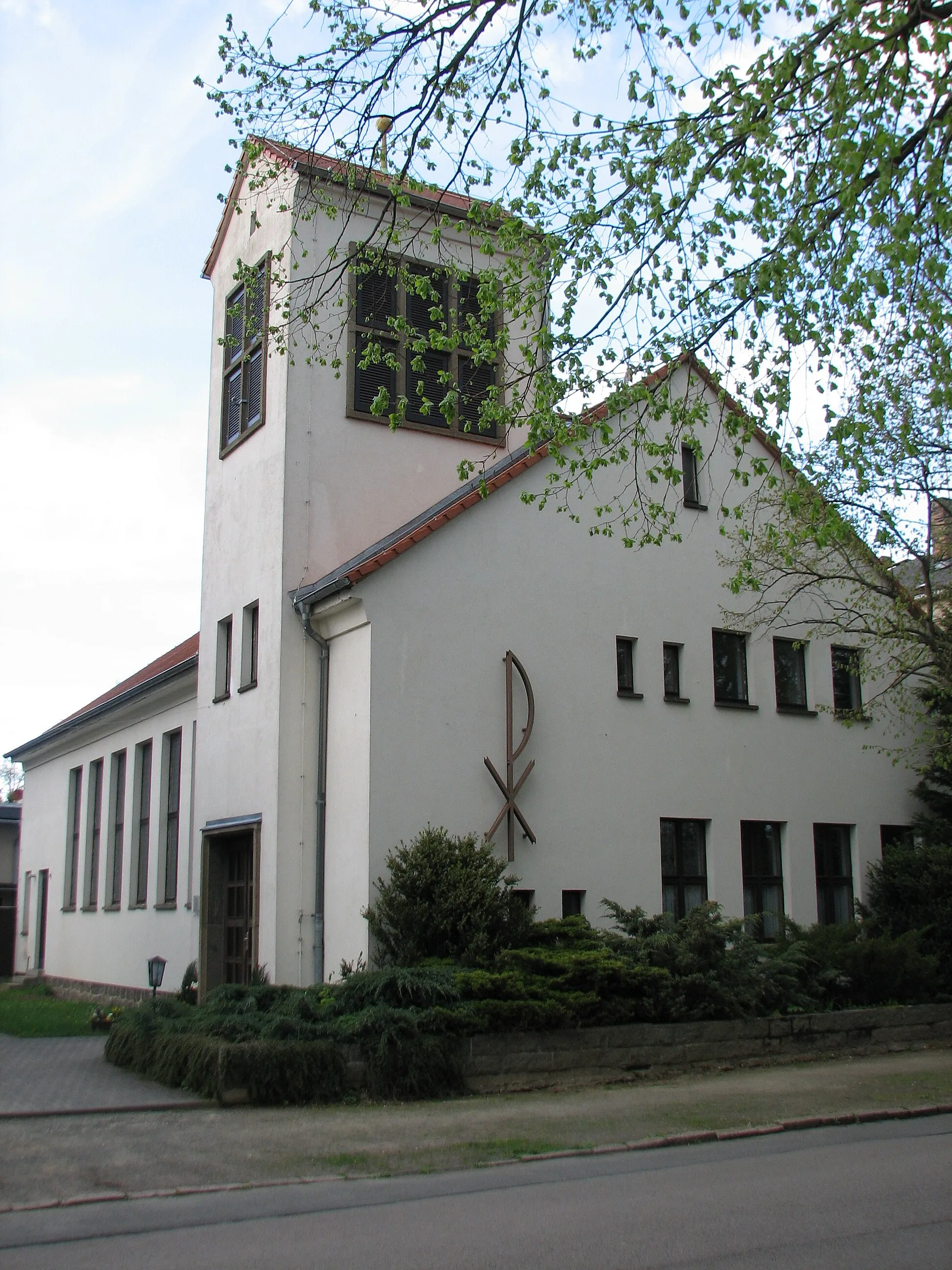 Photo showing: Die Kirche in Borsdorf