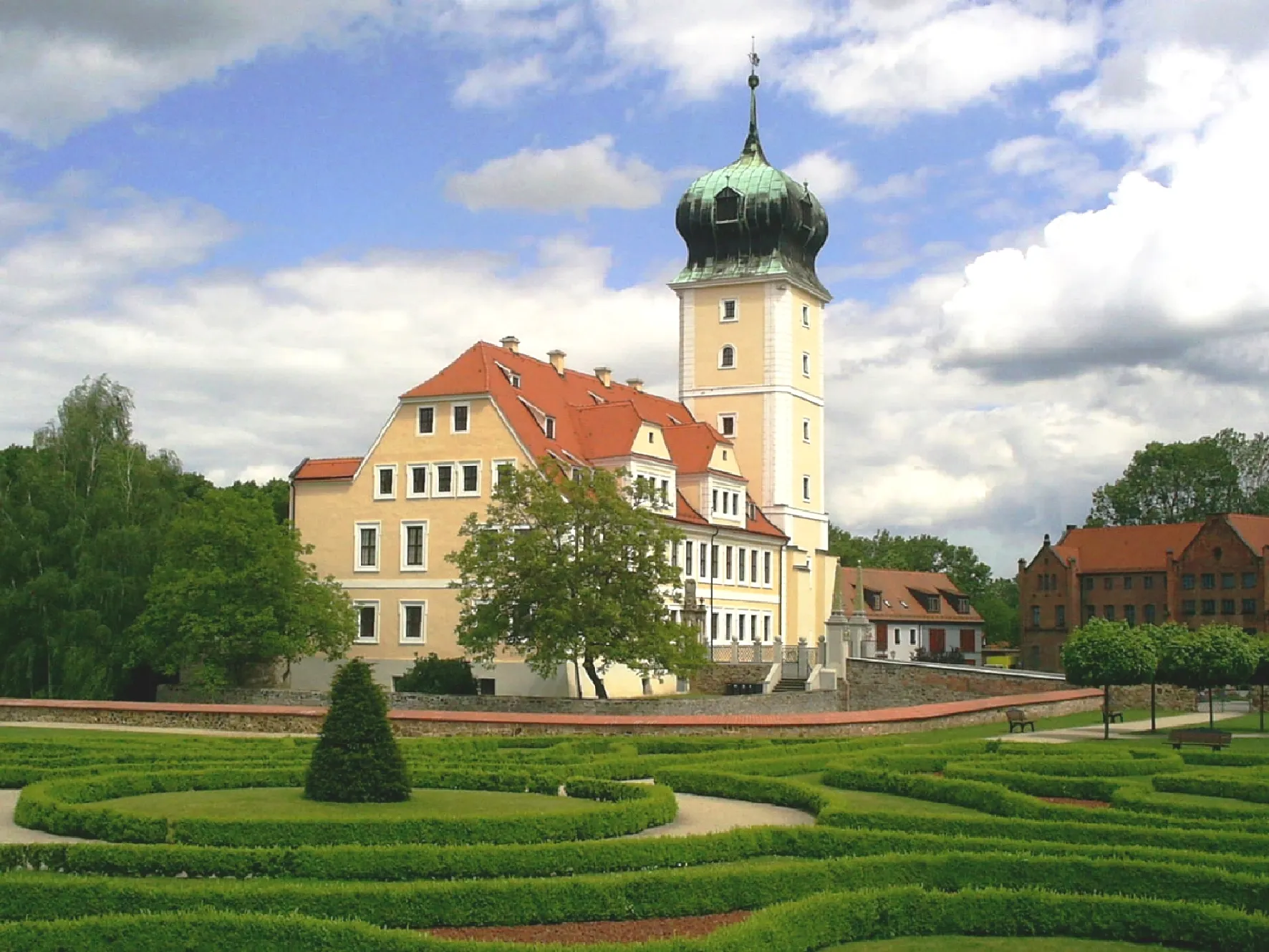 Photo showing: Barockschloss und Barockgarten in Delitzsch