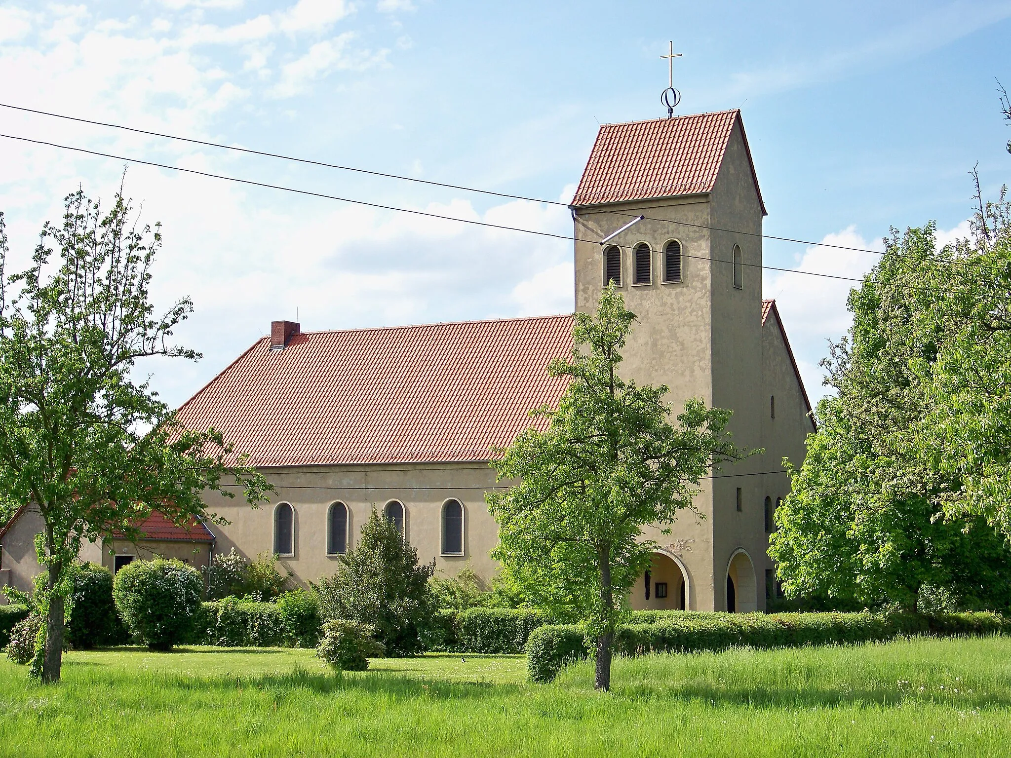 Photo showing: Church in Deutzen/Saxony/Landkreis Leipziger Land