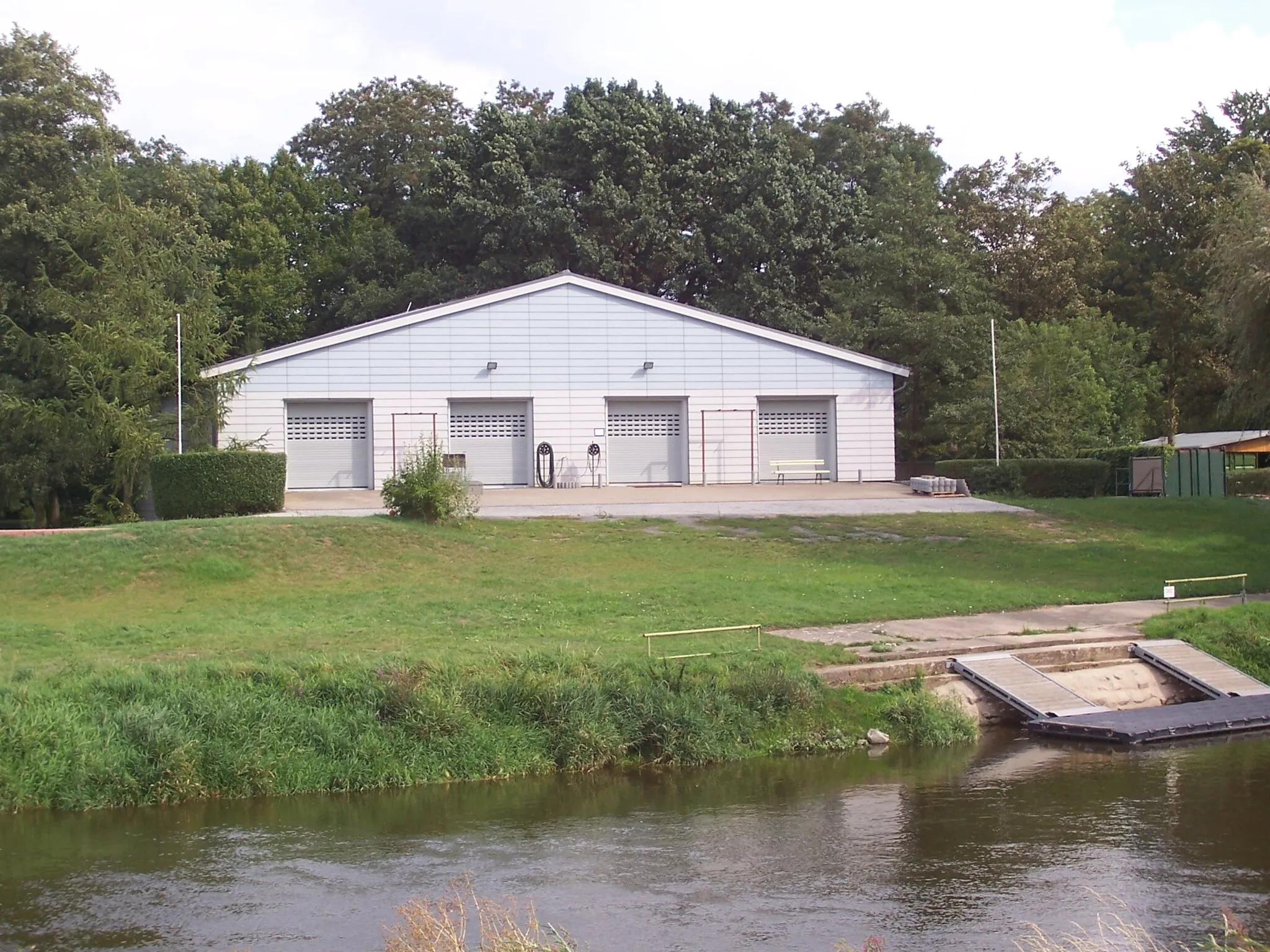 Photo showing: boathouse in en:Eilenburg