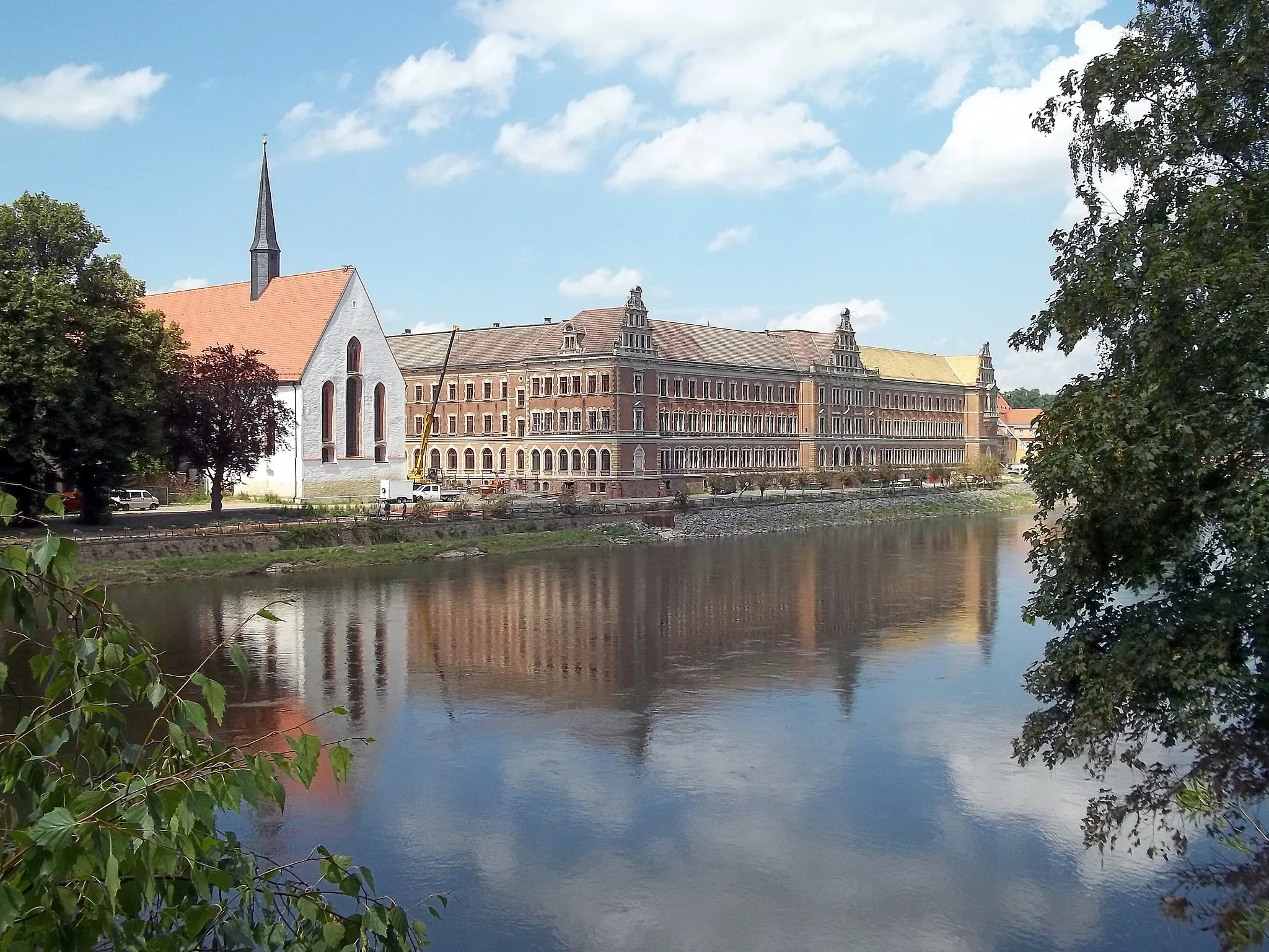 Photo showing: Klosterkirche Grimma und Gymnasium St. Augustin - Foto: Holger Zürch