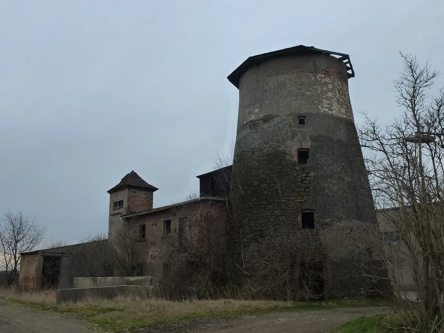 Photo showing: Windmühle in Großbardau