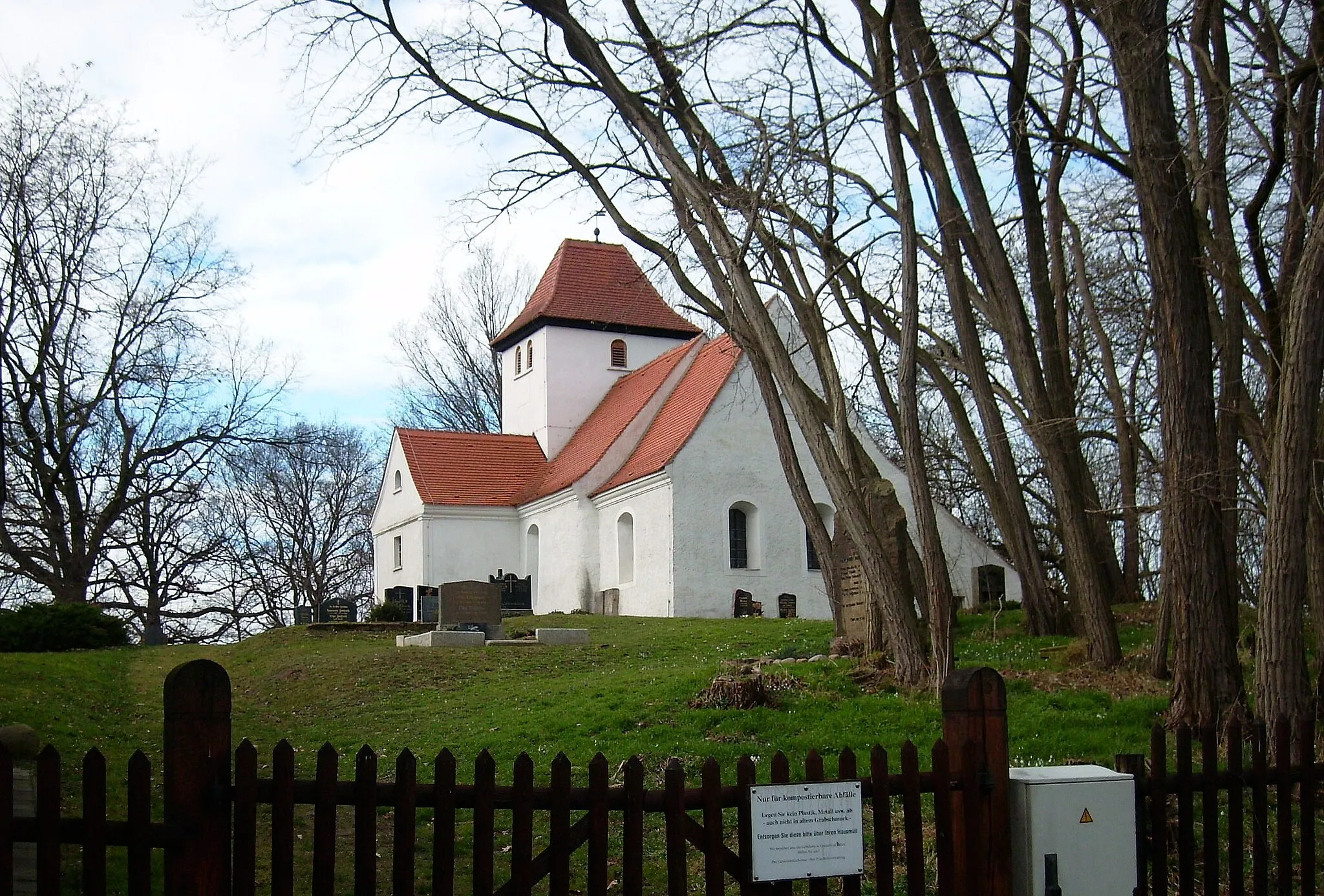 Photo showing: Church of the village of Gostemitz (Jesewitz, Nordsachsen district, Saxony)