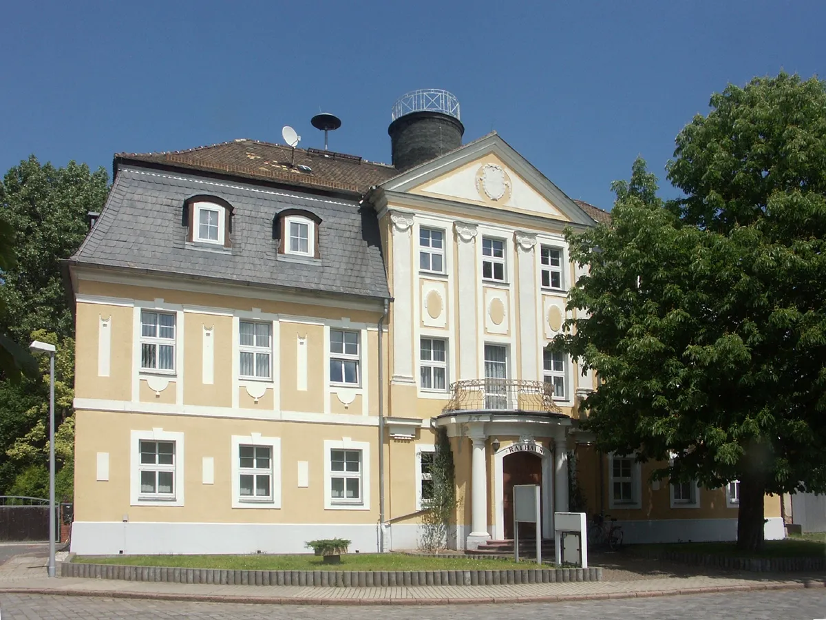 Photo showing: Das Rathaus von Kitzen im ehemaligen Herrenhaus