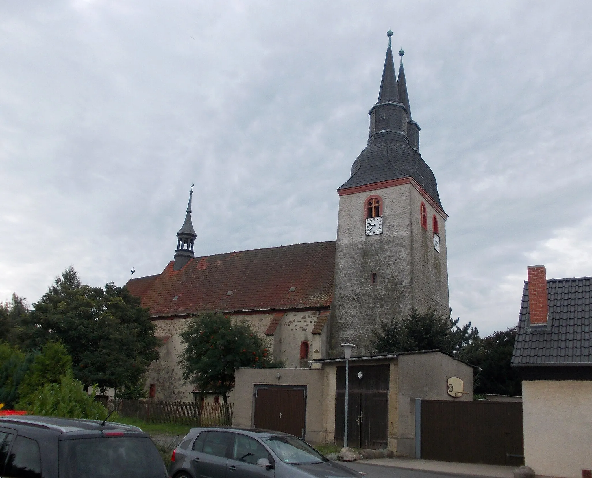 Photo showing: St. Lawrence Church in Krostitz (Nordsachsen district, Saxony)