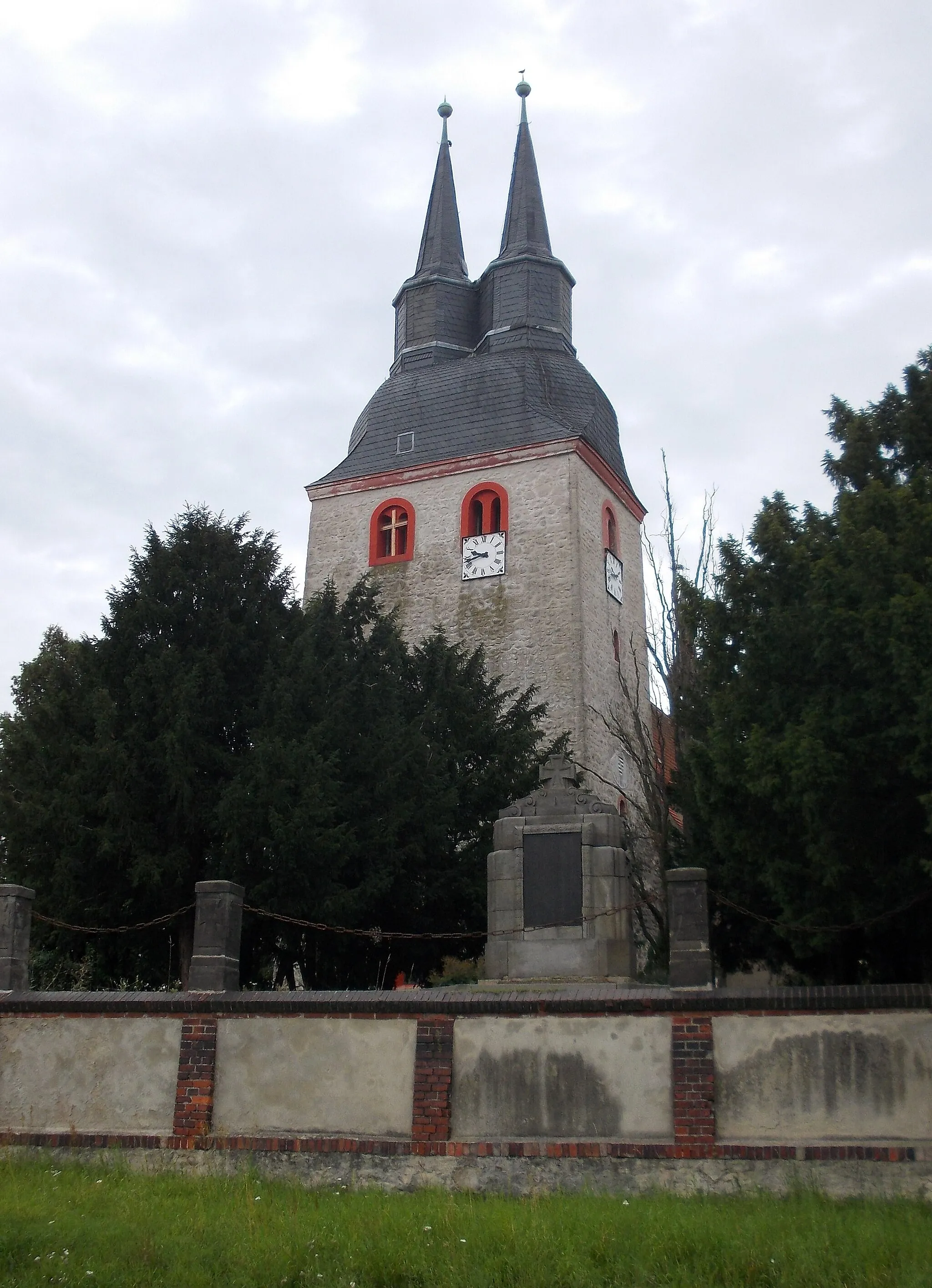 Photo showing: St. Lawrence Church in Krostitz (Nordsachsen district, Saxony)