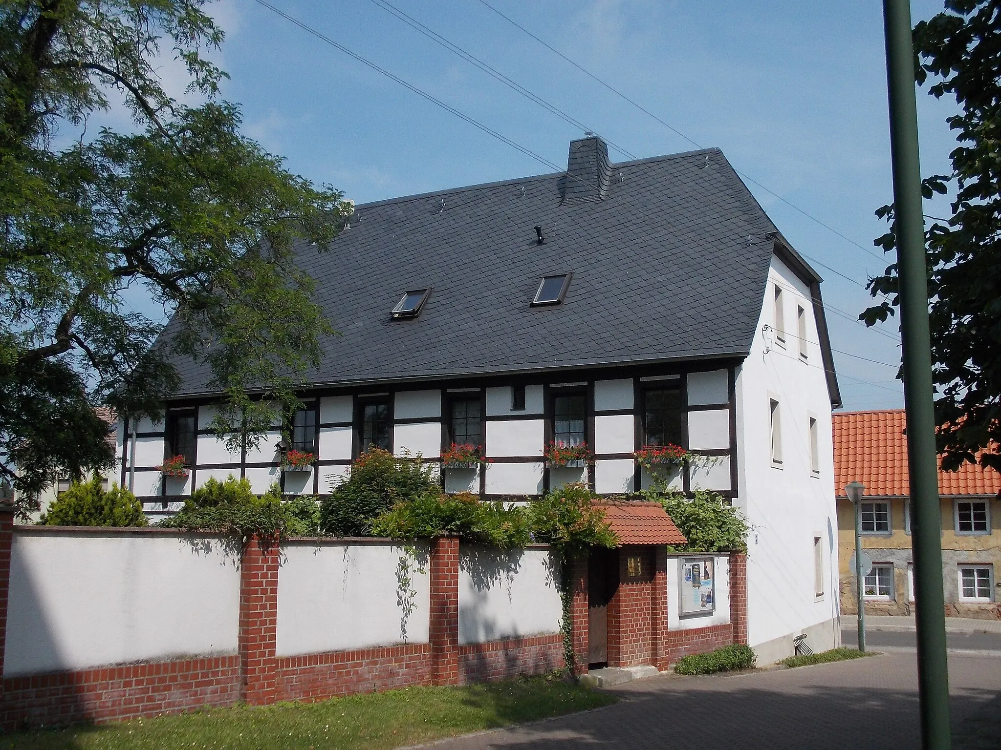 Photo showing: Rectory in Lobstädt (Neukieritzsch, Leipzig district, Saxony)