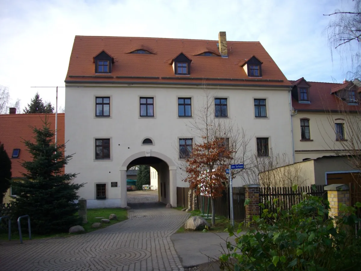 Photo showing: Torhaus Markkleeberg bei Leipzig