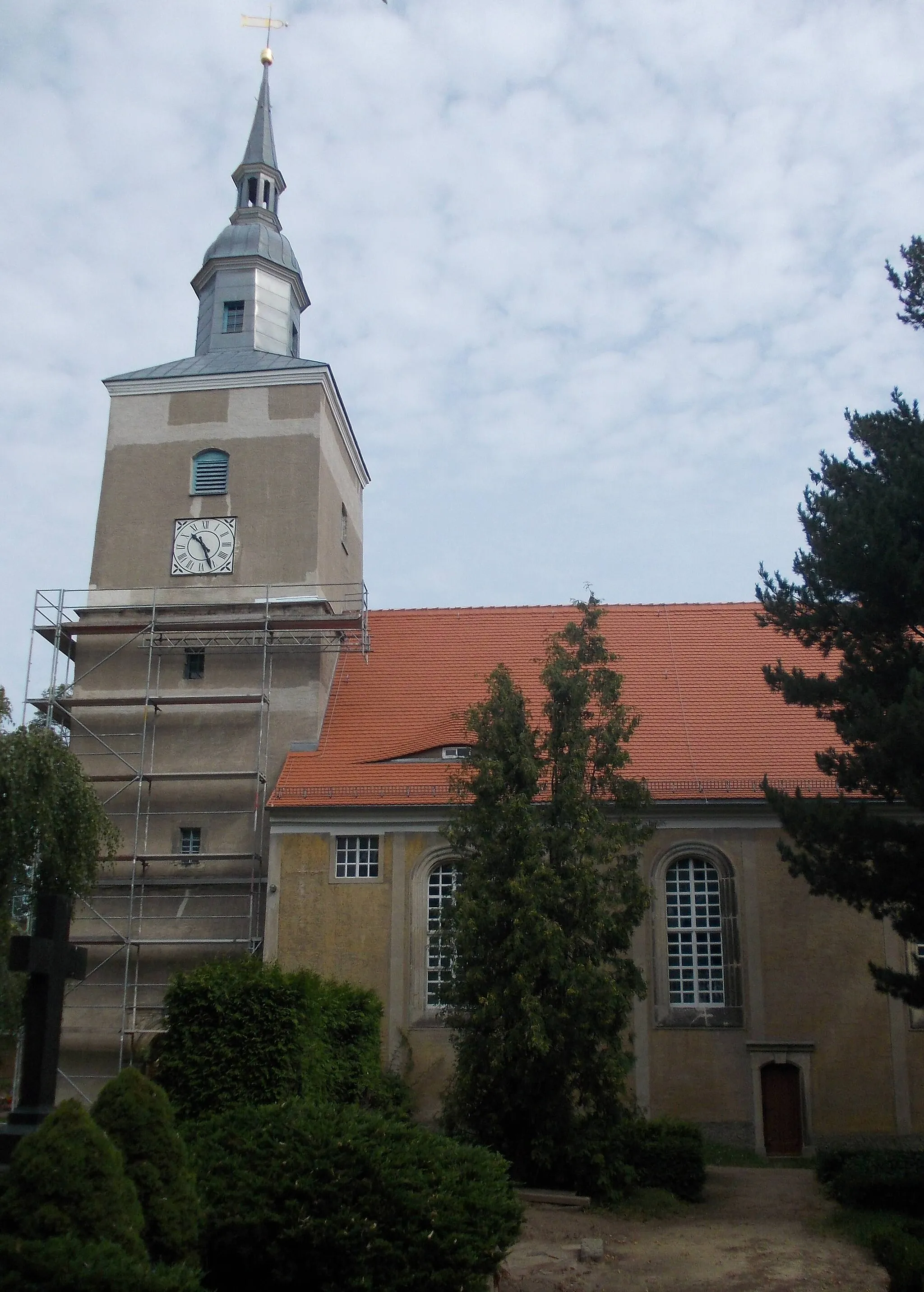 Photo showing: Hohenwussen church (Naundorf, Nordsachsen district, Saxony)