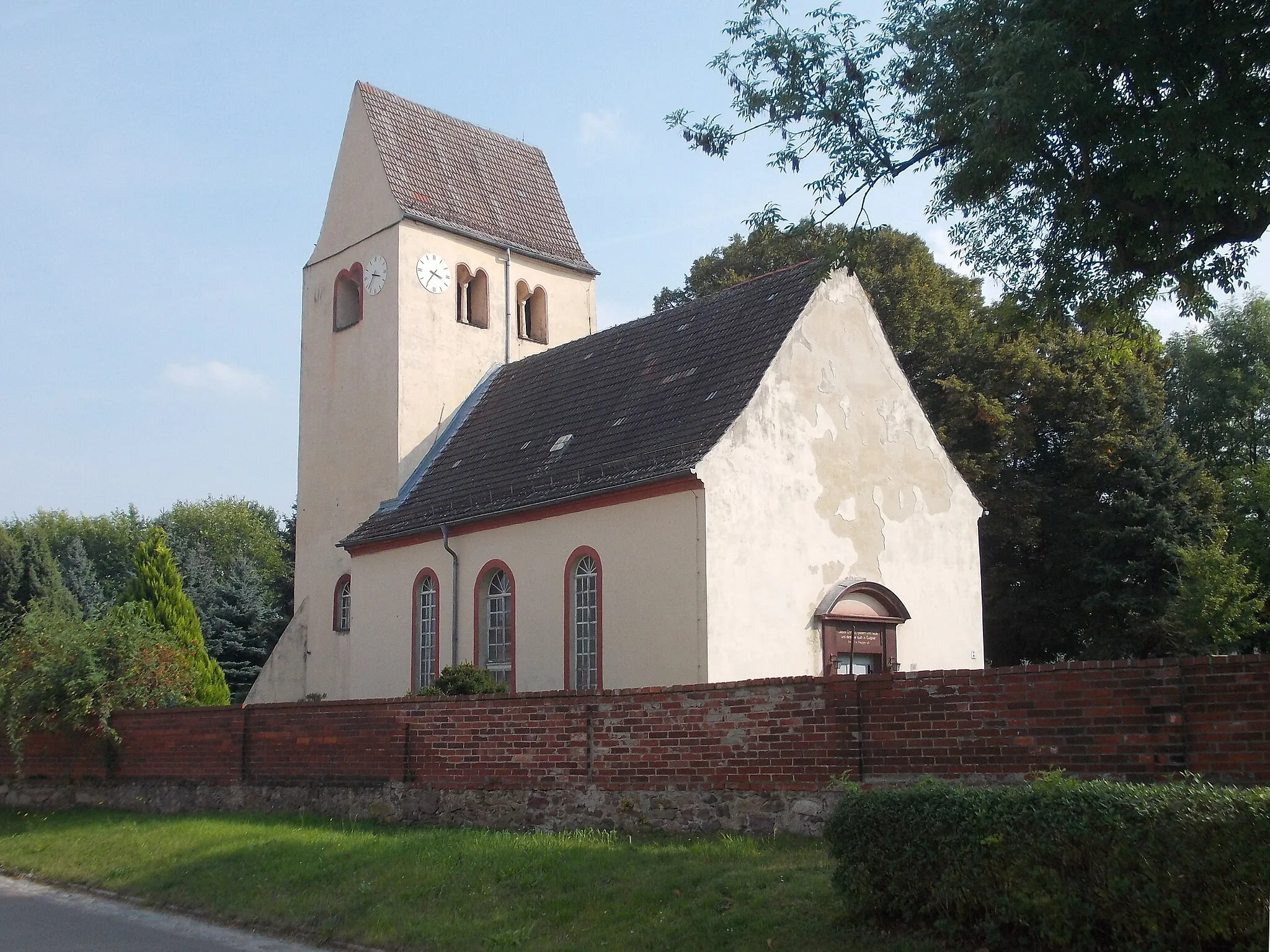 Photo showing: Zinna church (Torgau, Nordsachsen district, Saxony)