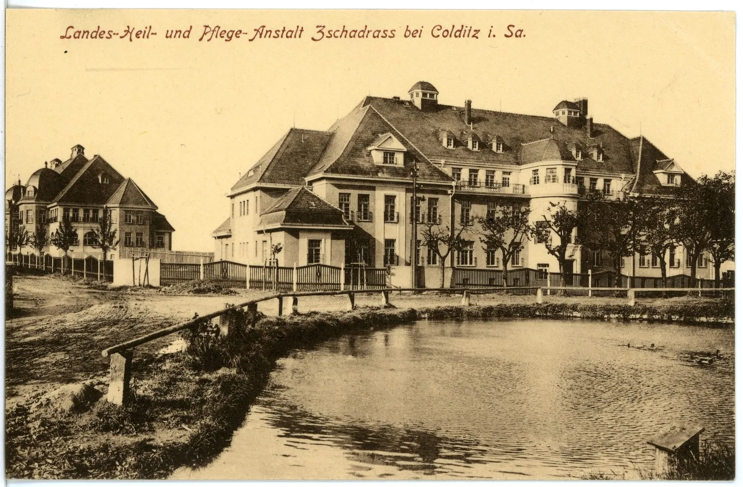 Photo showing: Zschadraß; Landes-Heil- und Pflege-Anstalt