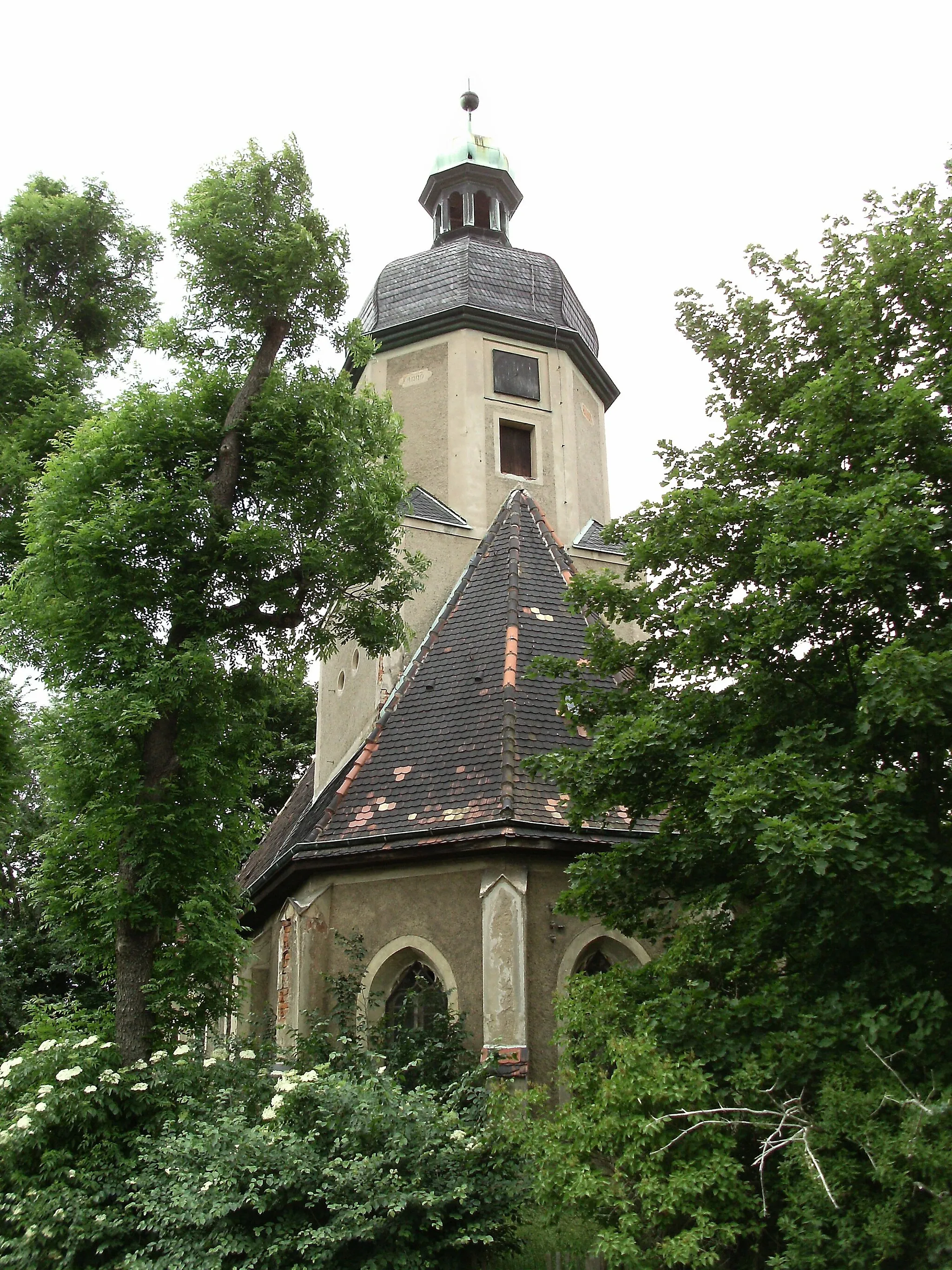 Photo showing: Church in the Meads at Imnitz (Zwenkau, Leipzig district, Saxony)
