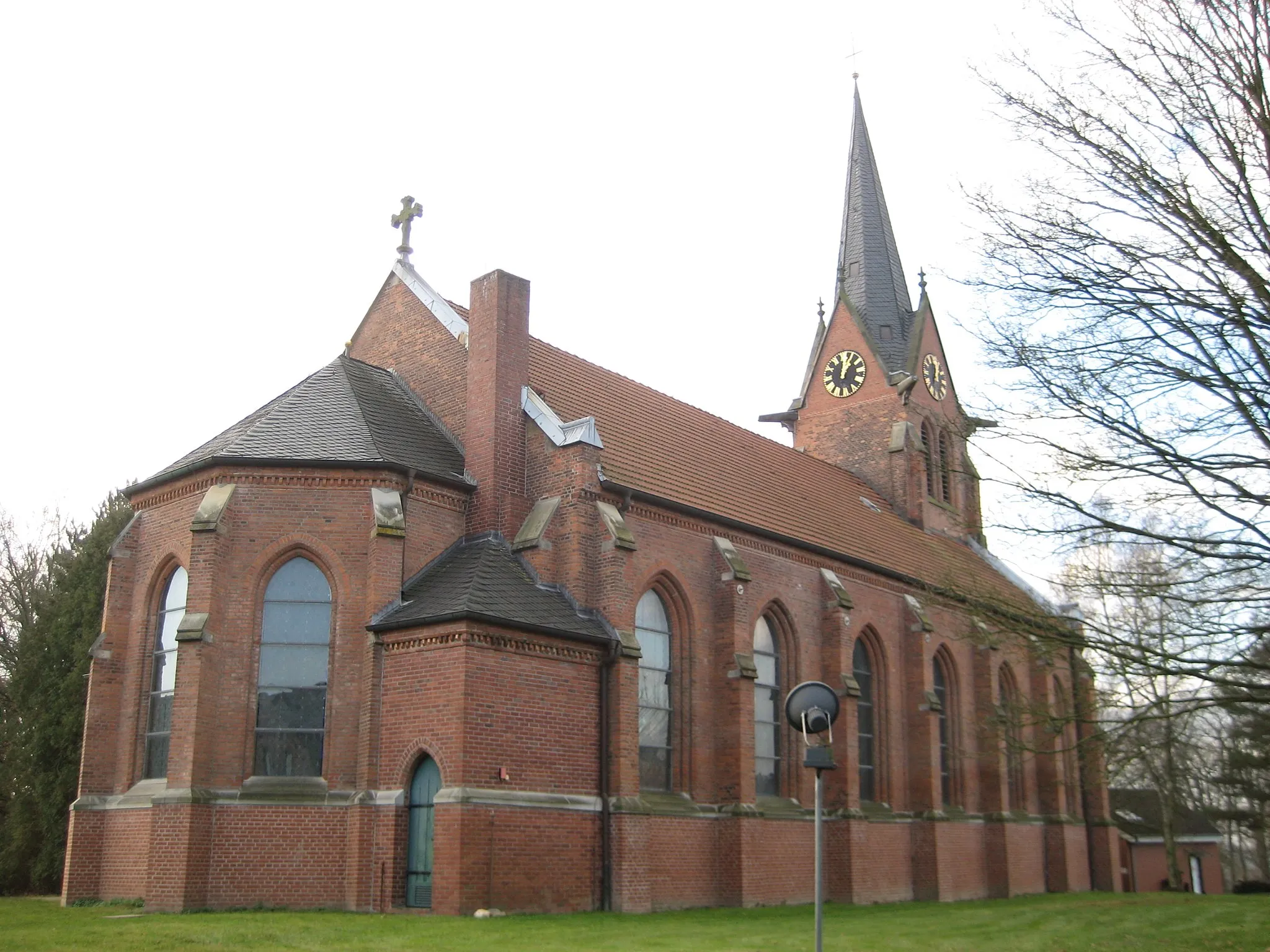 Photo showing: Evangelisch-lutherische Kirche in de:Ahlerstedt, 1865 errichtet