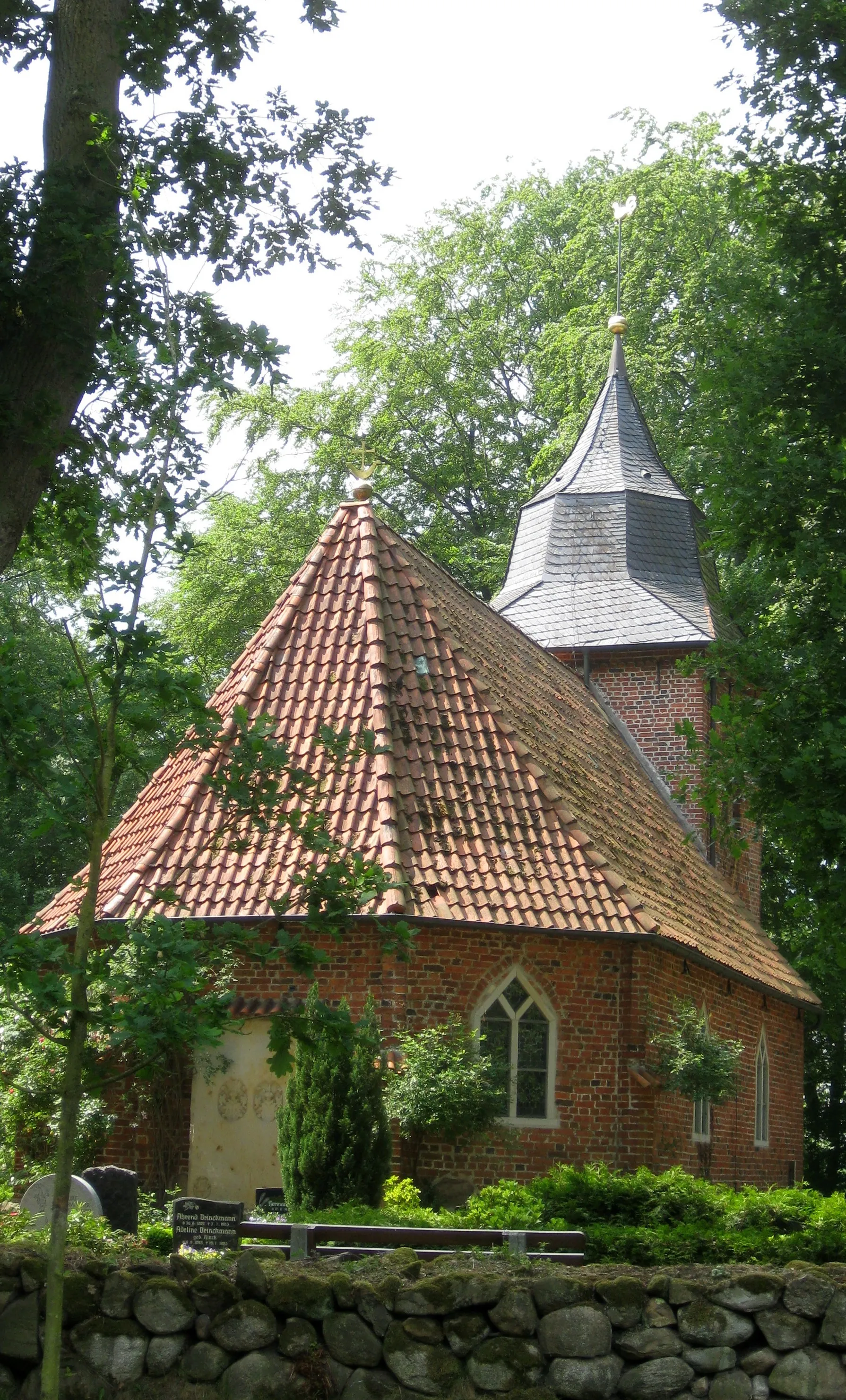 Photo showing: St. Christophorus Kirche in Oese (Ortsteil der Gemeinde Basdahl)