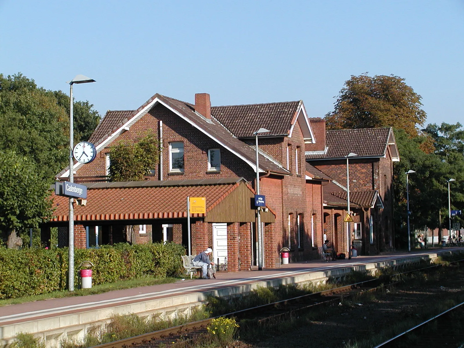 Photo showing: Der Bahnhof in Cadenberge