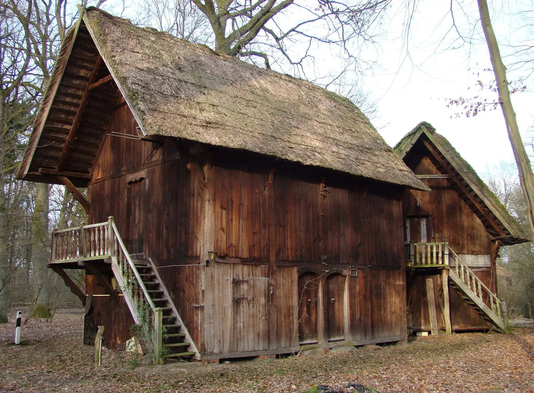 Photo showing: Treppenspeicher (storage barn) at the manor of the Ohe, Oberohe, Lower Saxony, Germany