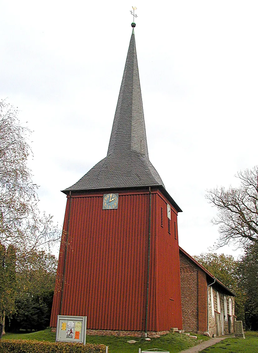 Photo showing: Die St. Wilhardi Kirche in Ihlienworth