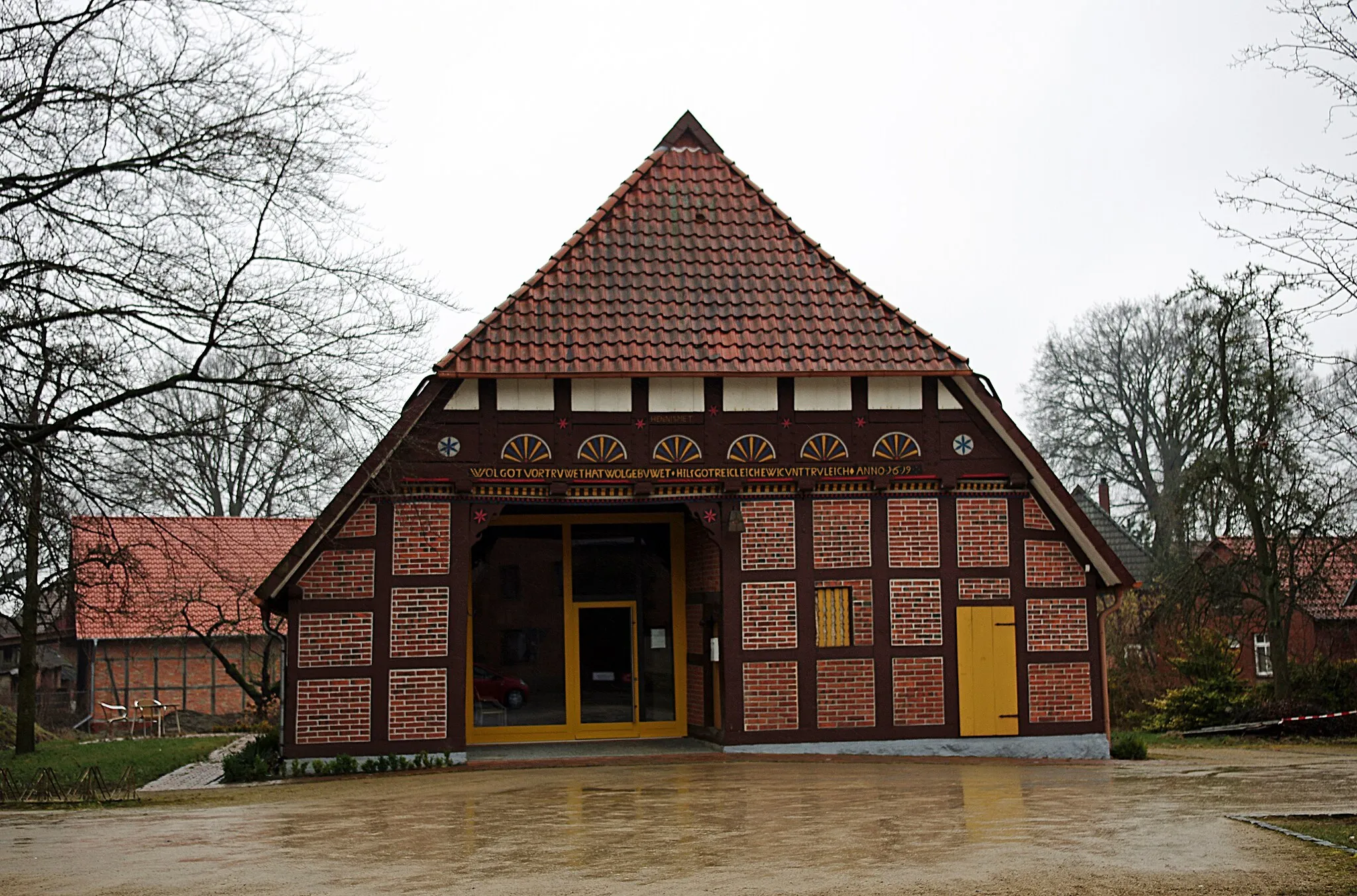 Photo showing: Langlingen im Landkreis Celle. Das Haus Hauptstraße 46 steht unter Denkmalschutz.