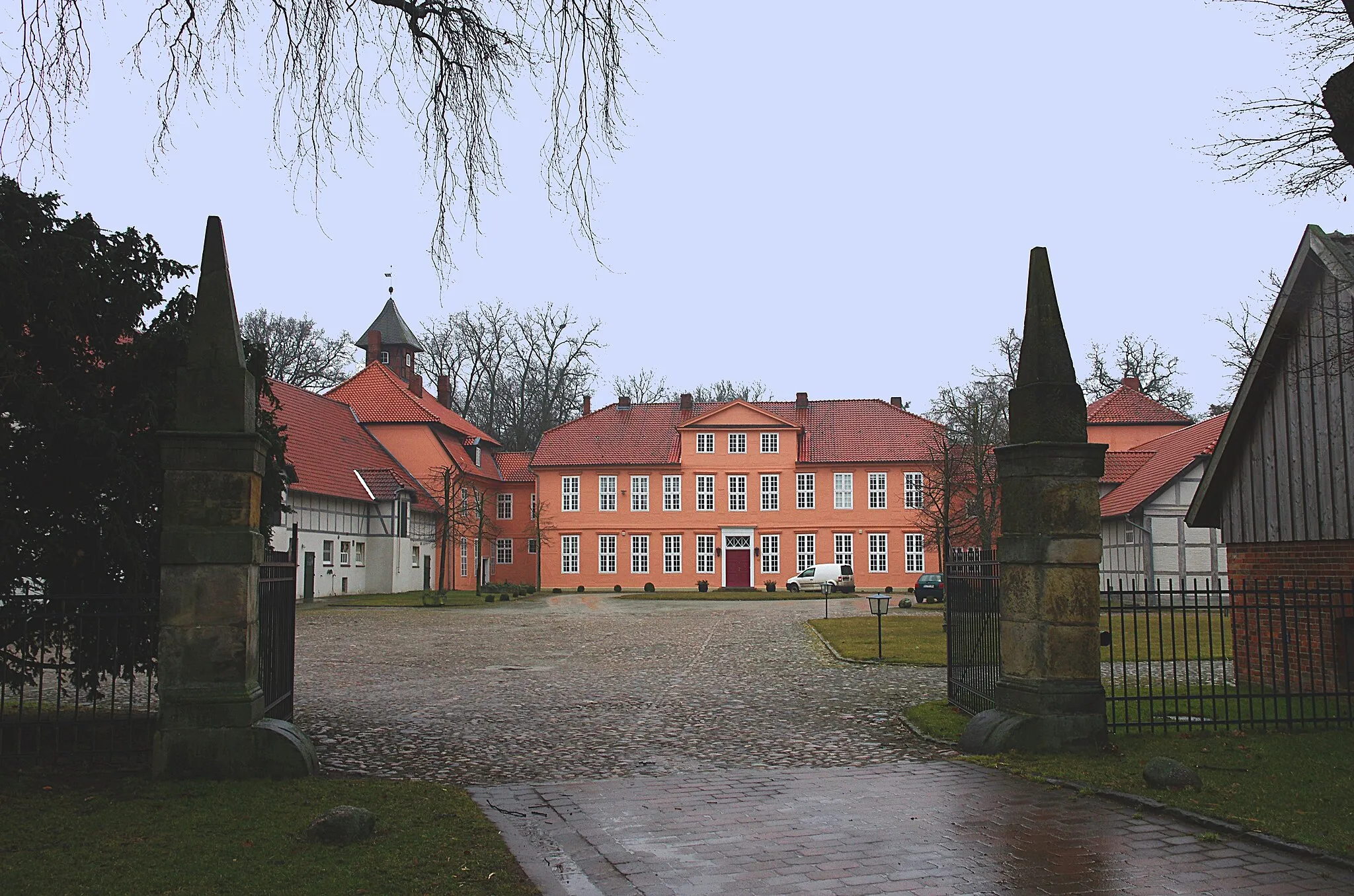 Photo showing: Langlingen im Landkreis Celle. Das Gutshaus steht unter Denkmalschutz.