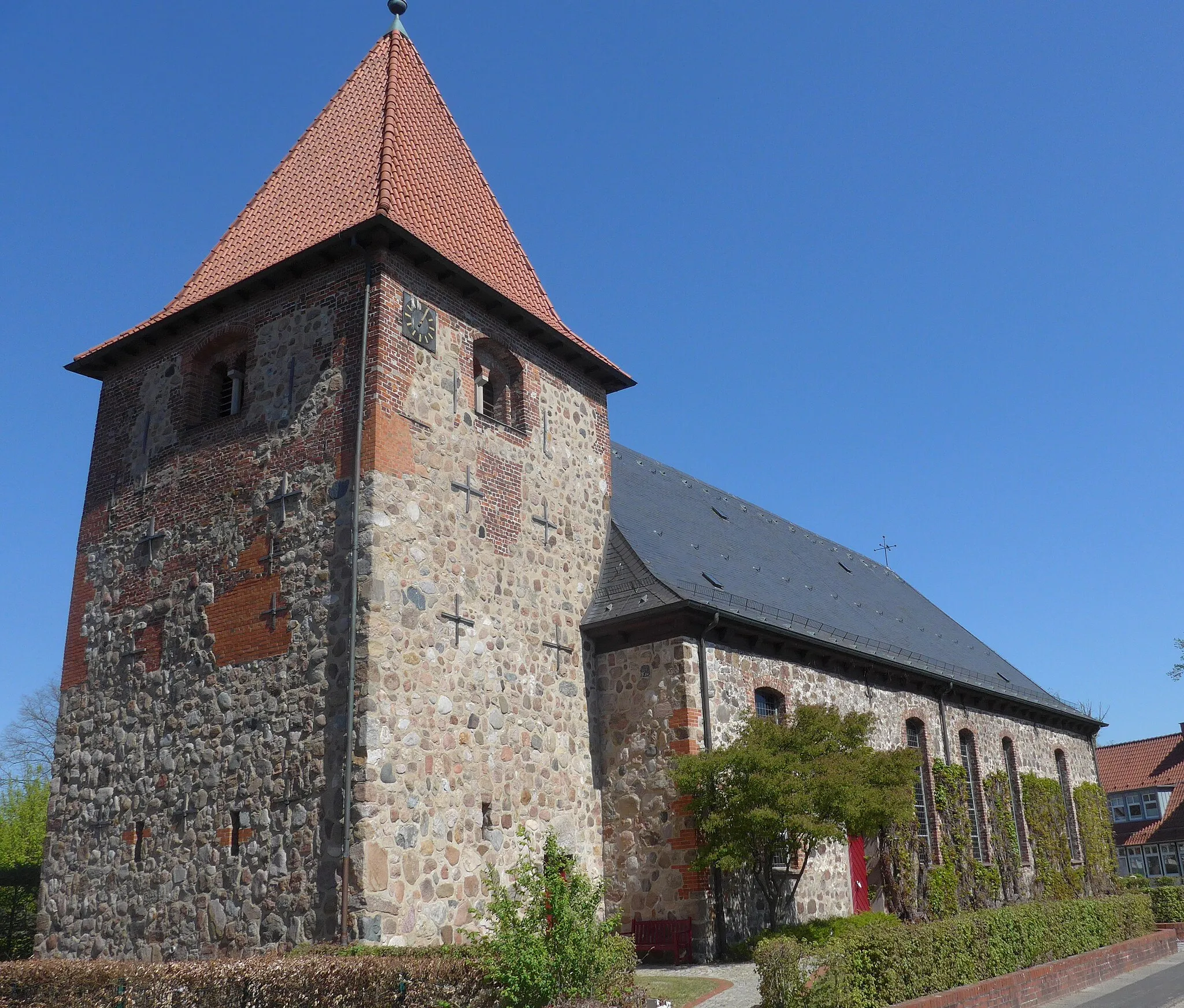 Photo showing: Kirche St. Georg in Sottrum von Südwesten