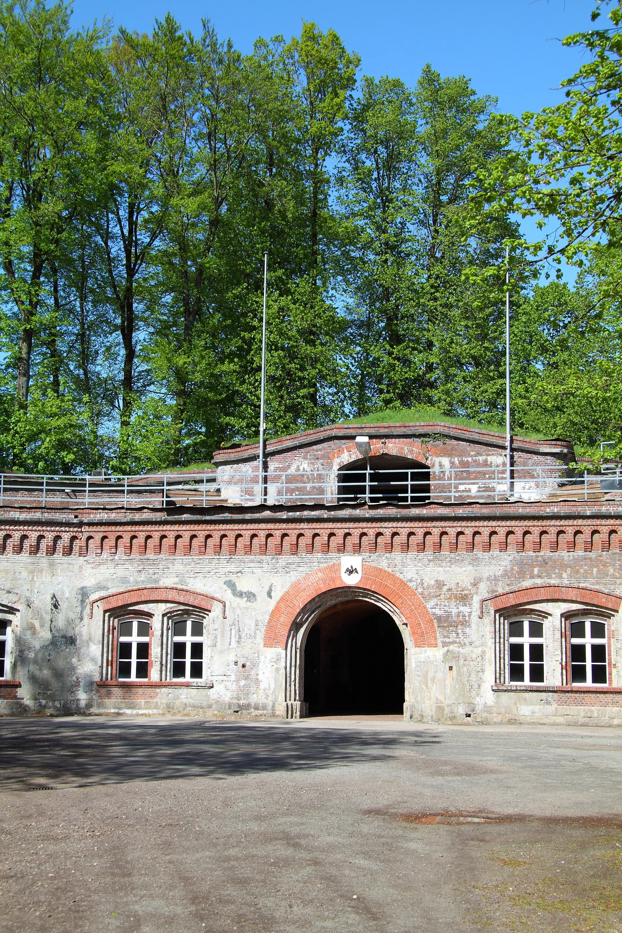 Photo showing: Grauerort fortress facade.