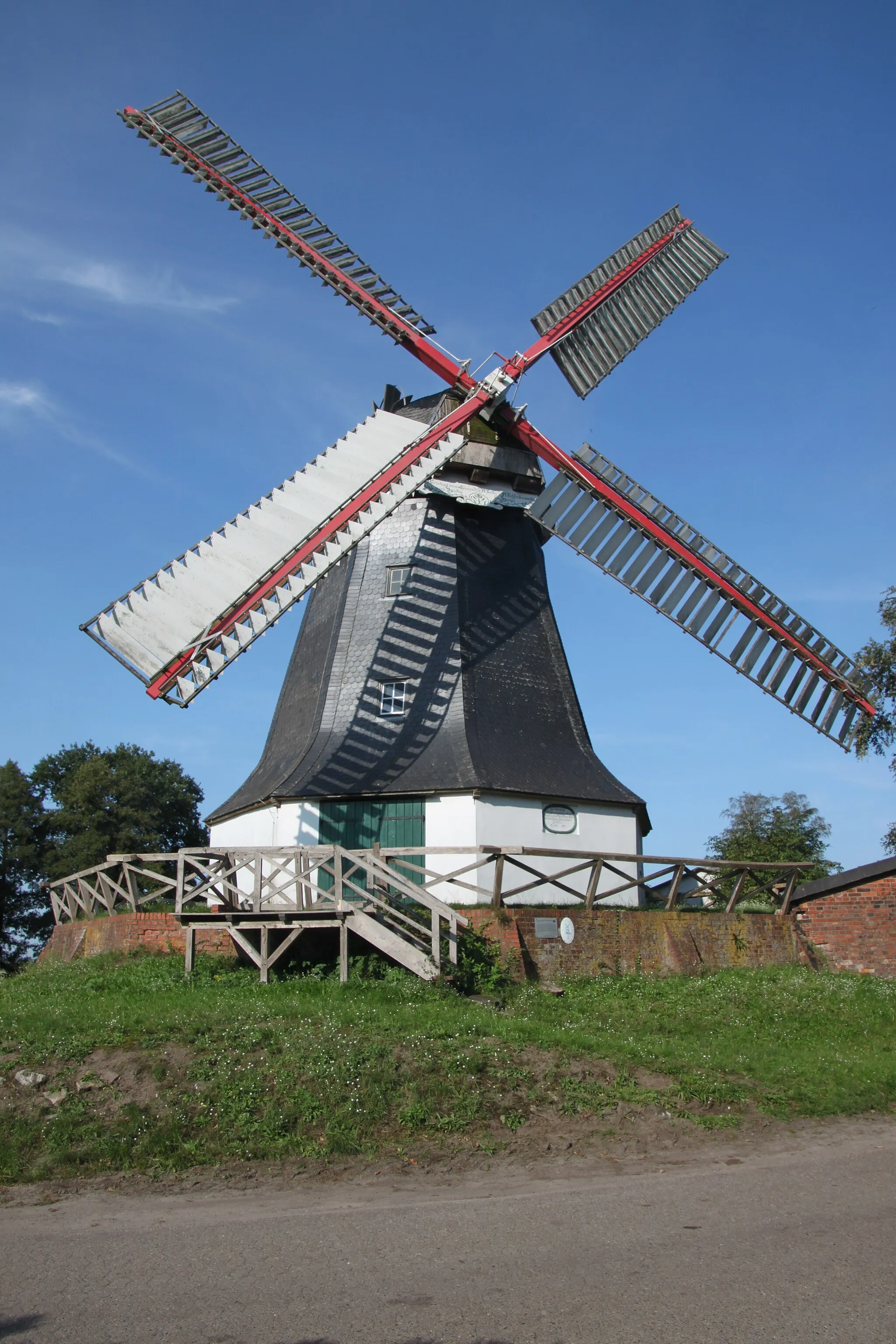 Photo showing: Worpsweder Windmühle Erdholländer