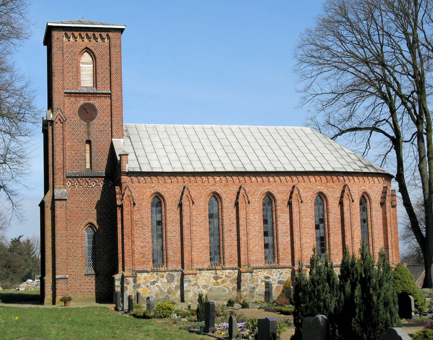 Photo showing: Church in Mirow, district Parchim, Mecklenburg-Vorpommern, Germany