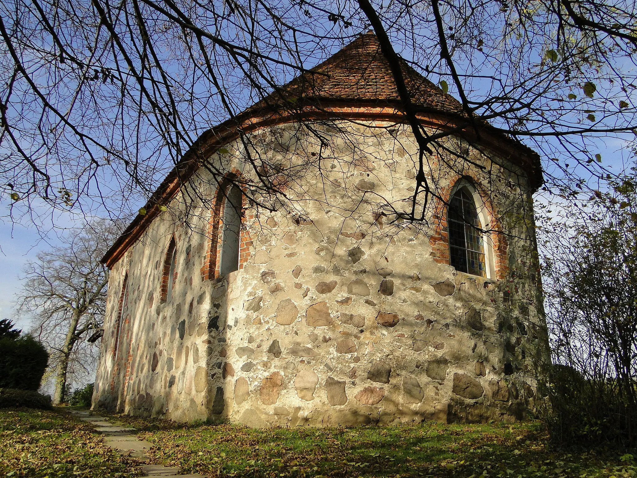 Photo showing: Church in Blankensee, district Mecklenburg-Strelitz, Mecklenburg-Vorpommern, Germany