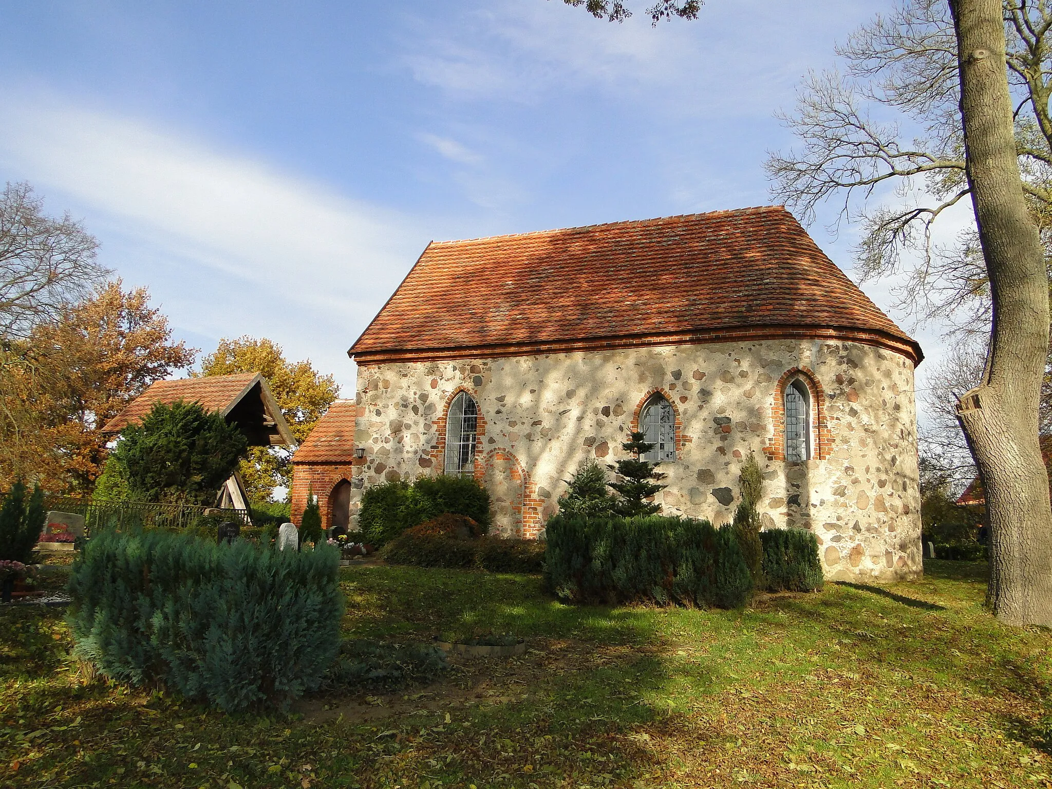 Photo showing: Church in Blankensee, district Mecklenburg-Strelitz, Mecklenburg-Vorpommern, Germany